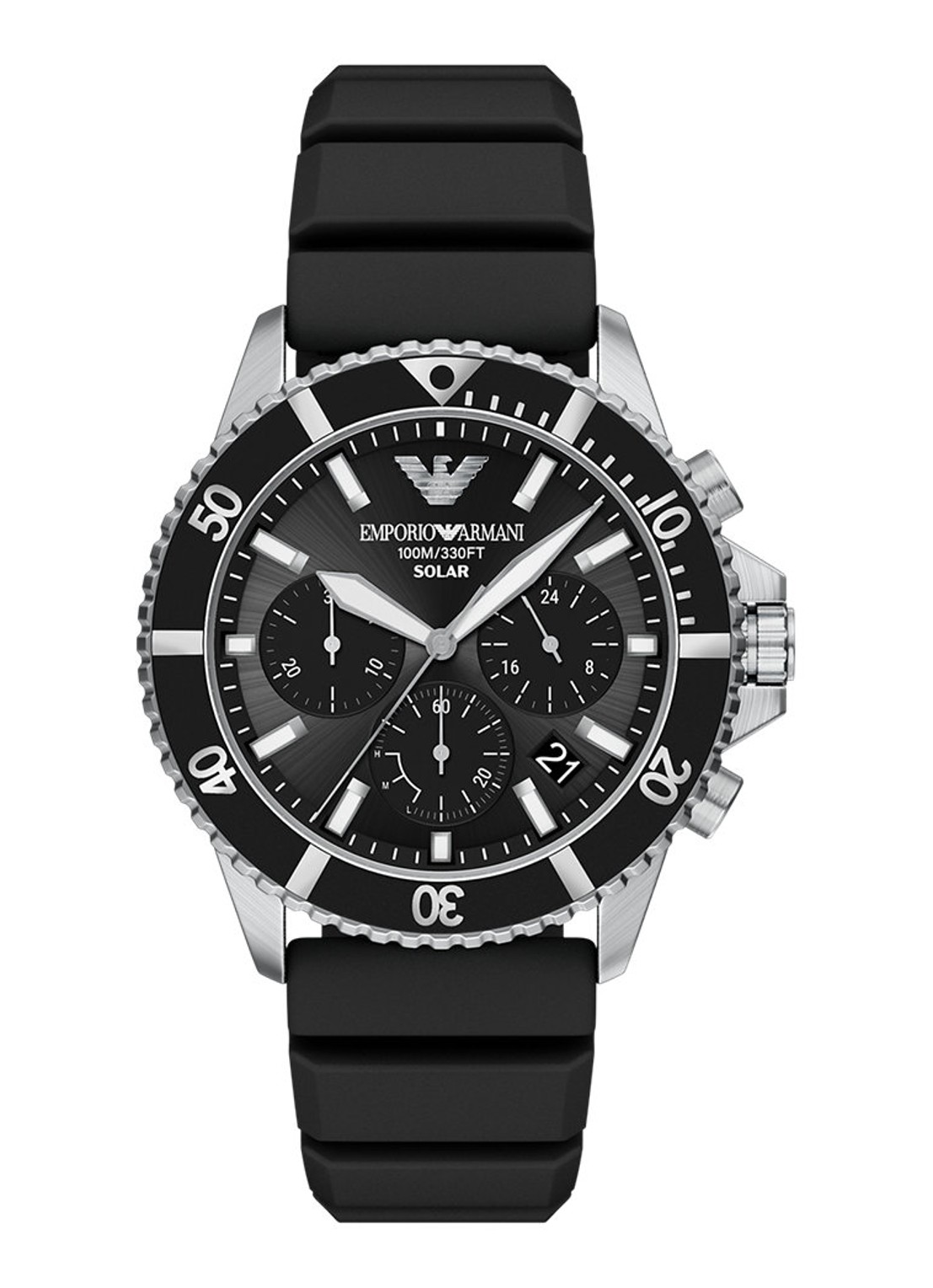 Armani Horloge AR11830 - voorkant 6 zilver