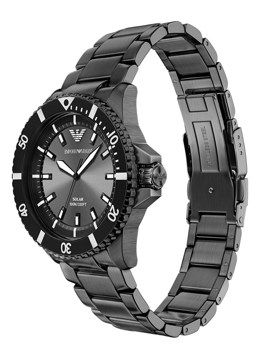 Armani Horloge AR11831 - detail 5 zwart