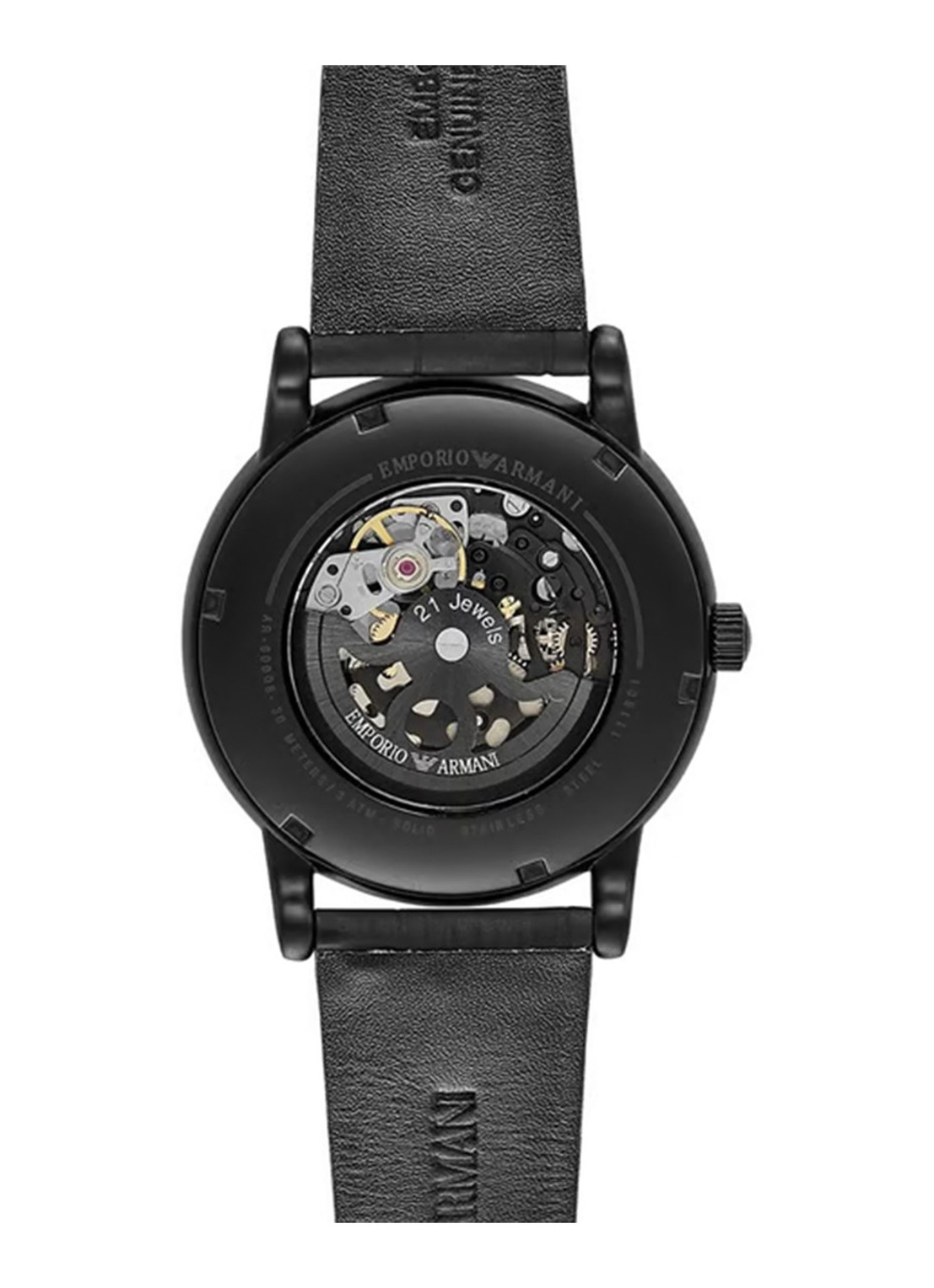 Armani Horloge AR60008 - detail zwart