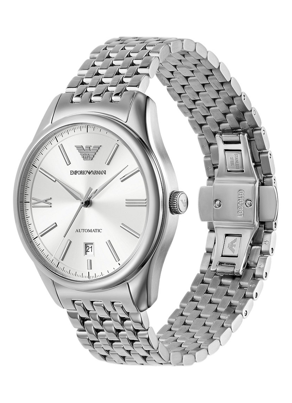 Armani Horloge AR60076 - detail 4 zilver