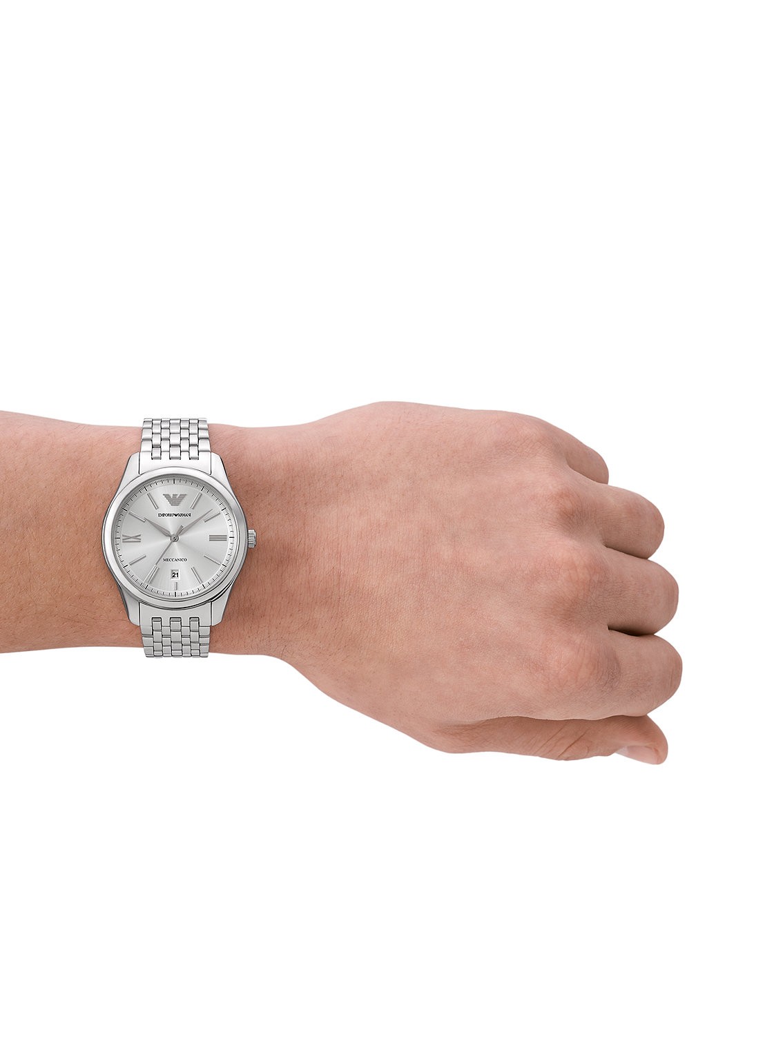 Armani Horloge AR60076 - detail 5 zilver