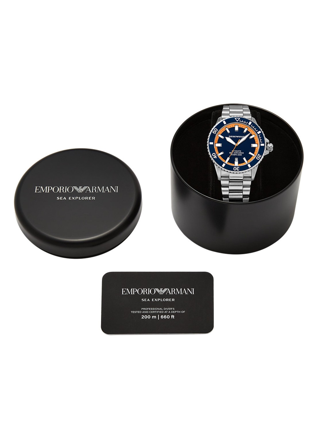 Armani Horloge AR60090 - detail 4 zilver
