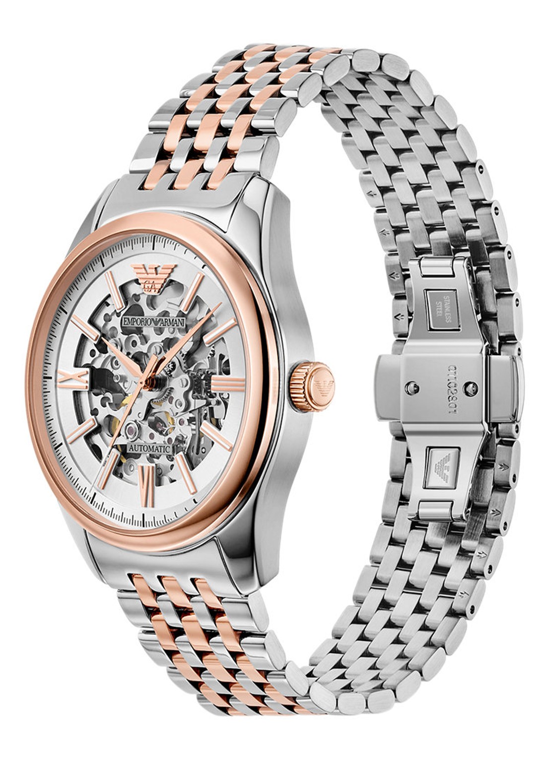 Armani Horloge AR60092 - detail 4 zilver