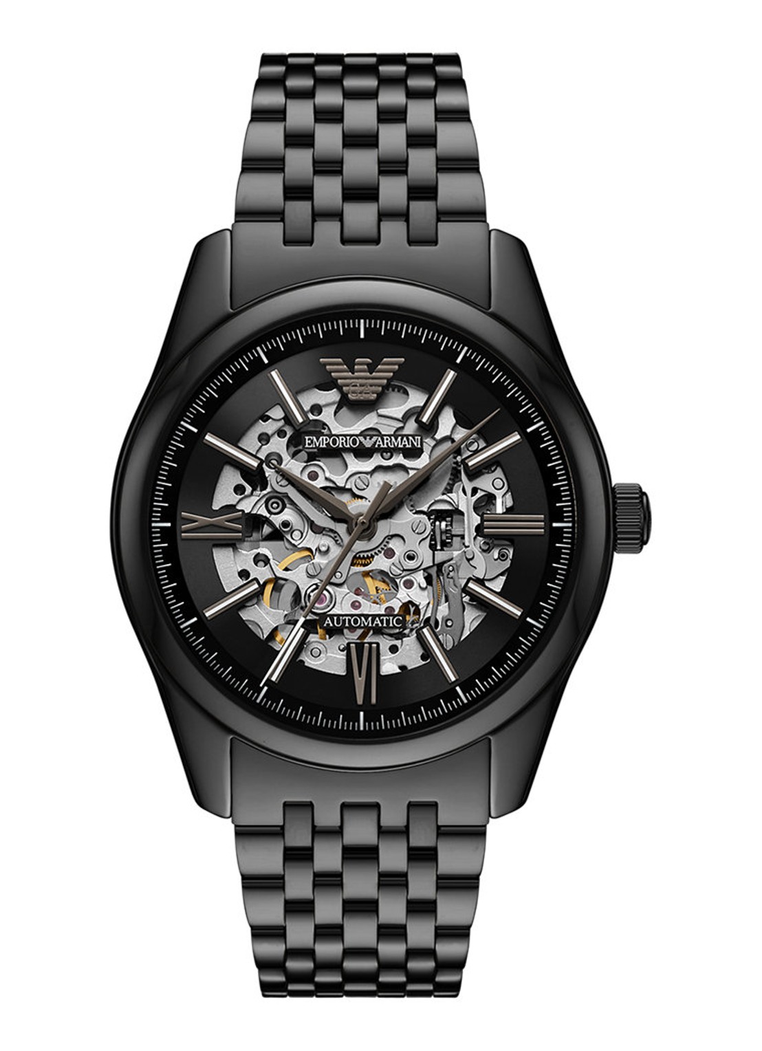 Armani Horloge AR60093 - voorkant 5 zwart