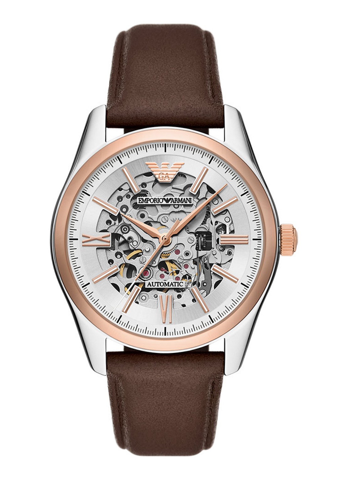 Armani Horloge AR60094 - voorkant zilver