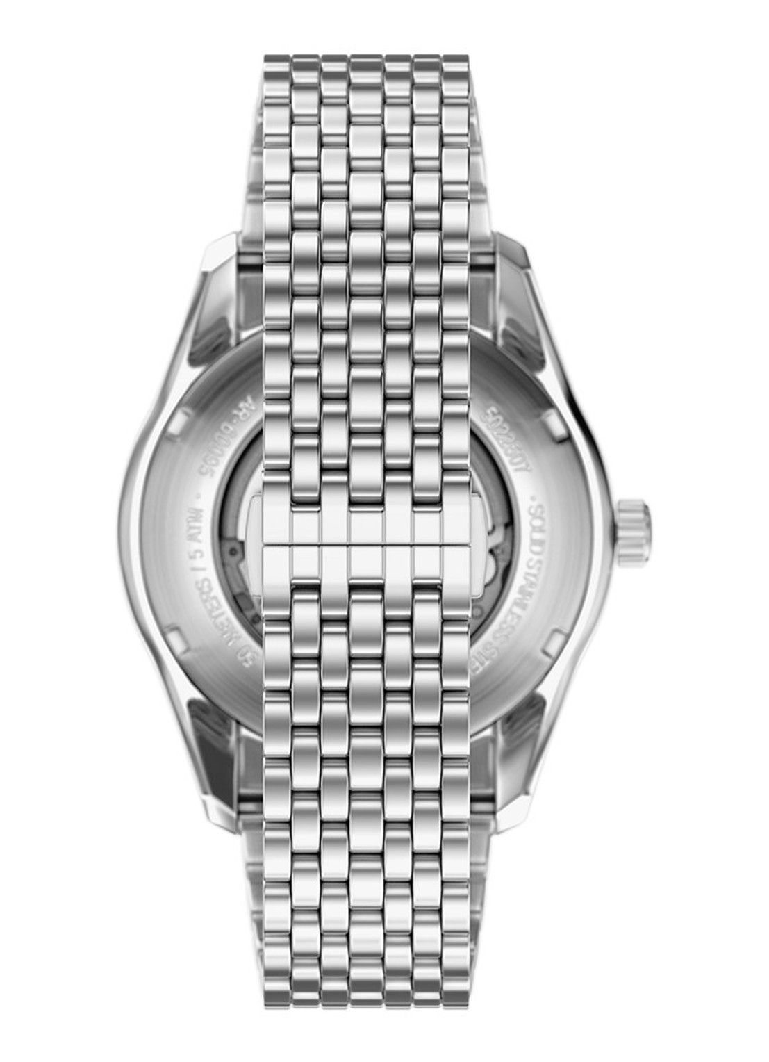 Armani Horloge AR60095 - detail zilver