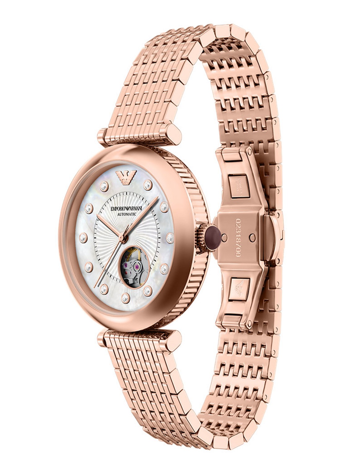 Armani Horloge AR60096 - detail 4 roségoud