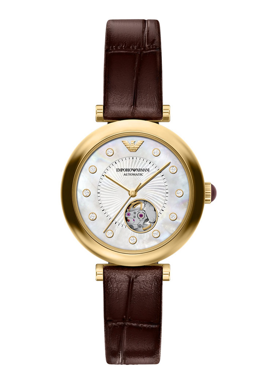 Armani Horloge AR60097 - voorkant 6 goud