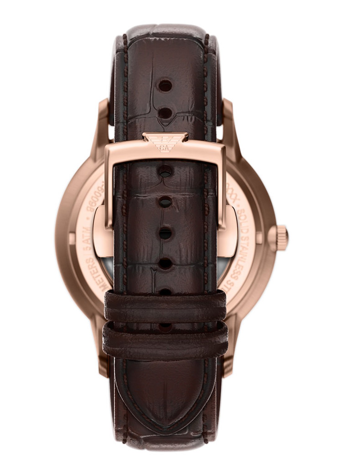 Armani Horloge AR60098 - detail roségoud