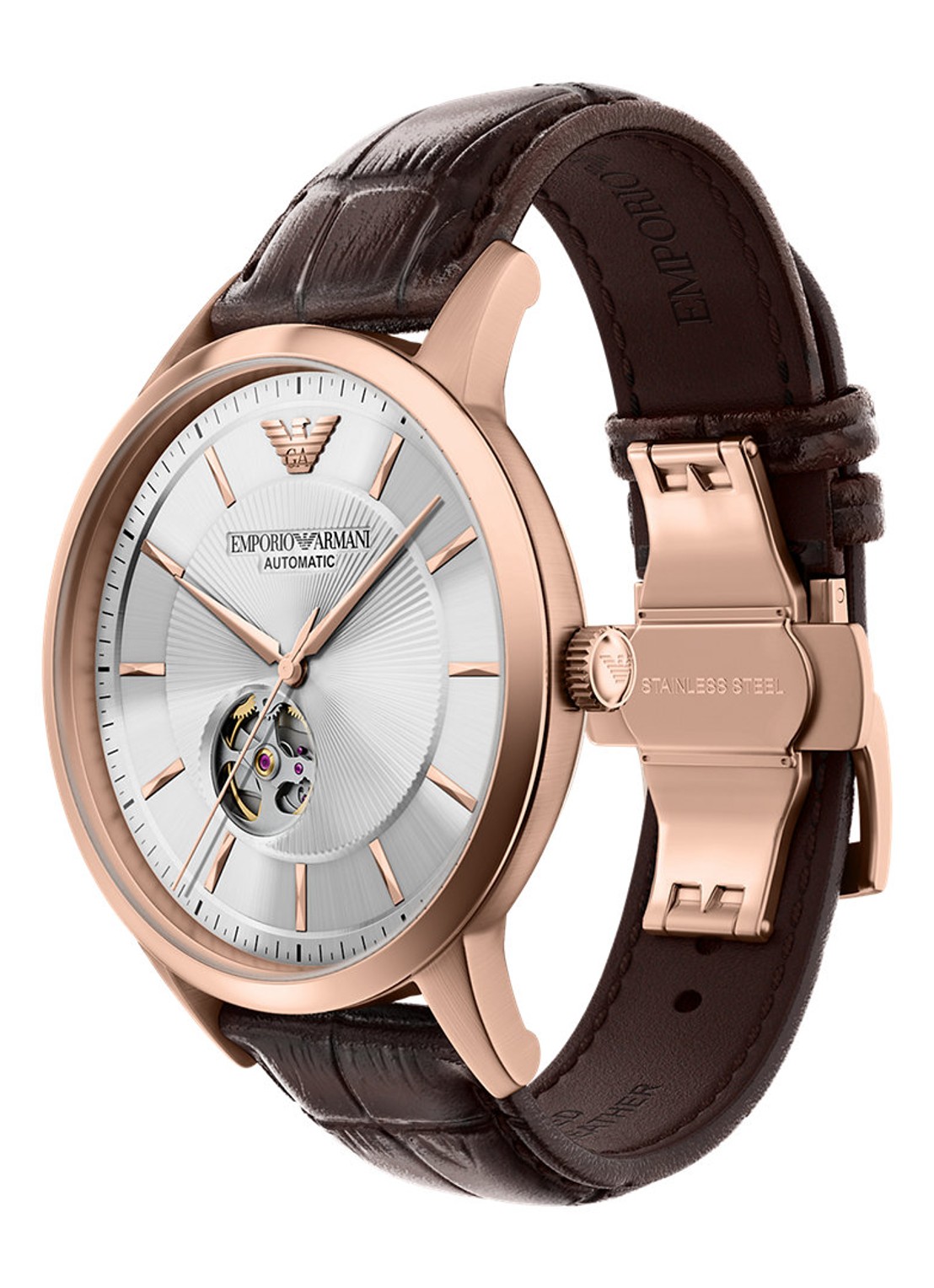 Armani Horloge AR60098 - detail 4 roségoud