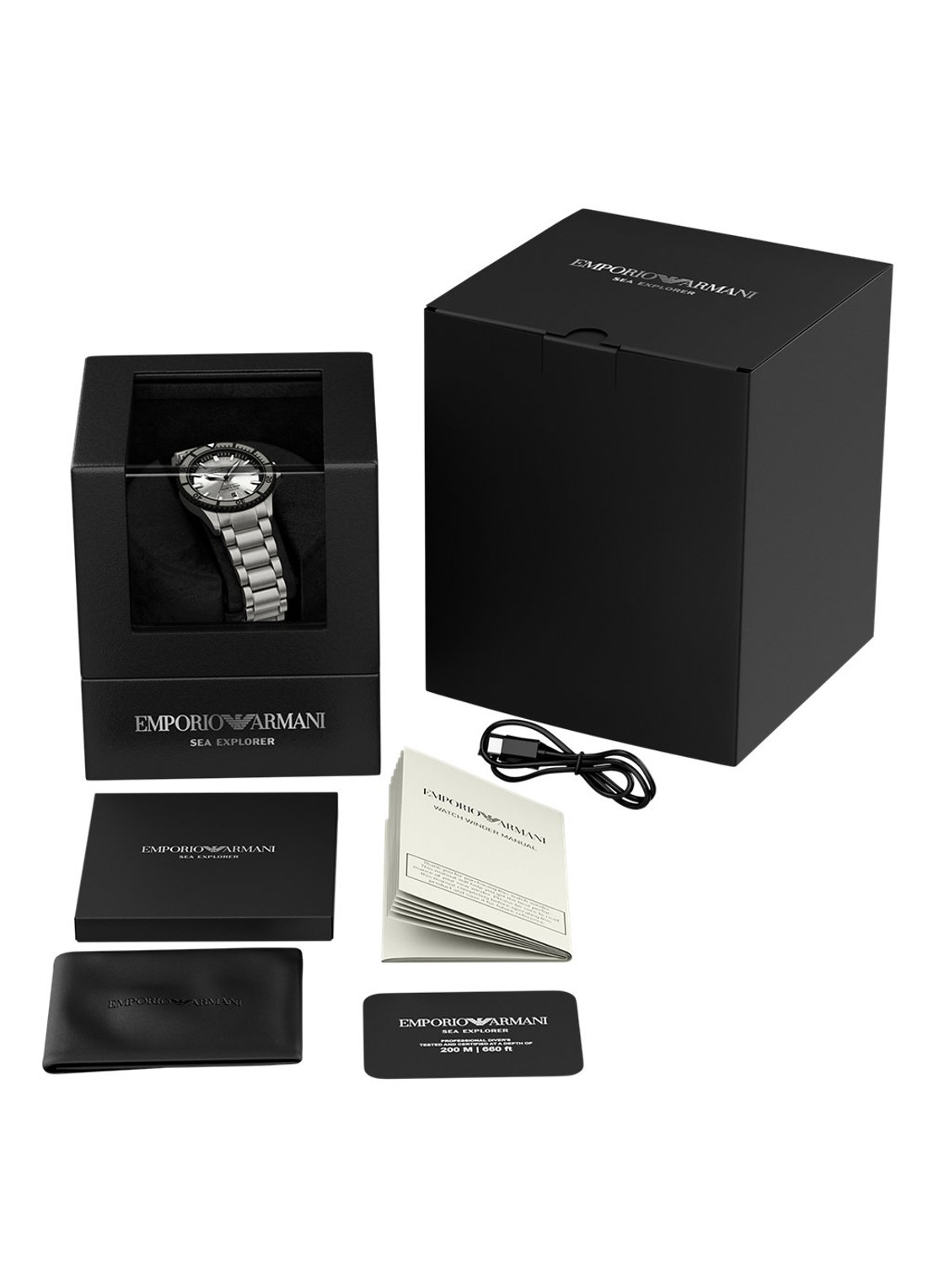 Armani Horloge AR60099 - Limited Edition - detail 4 grijs