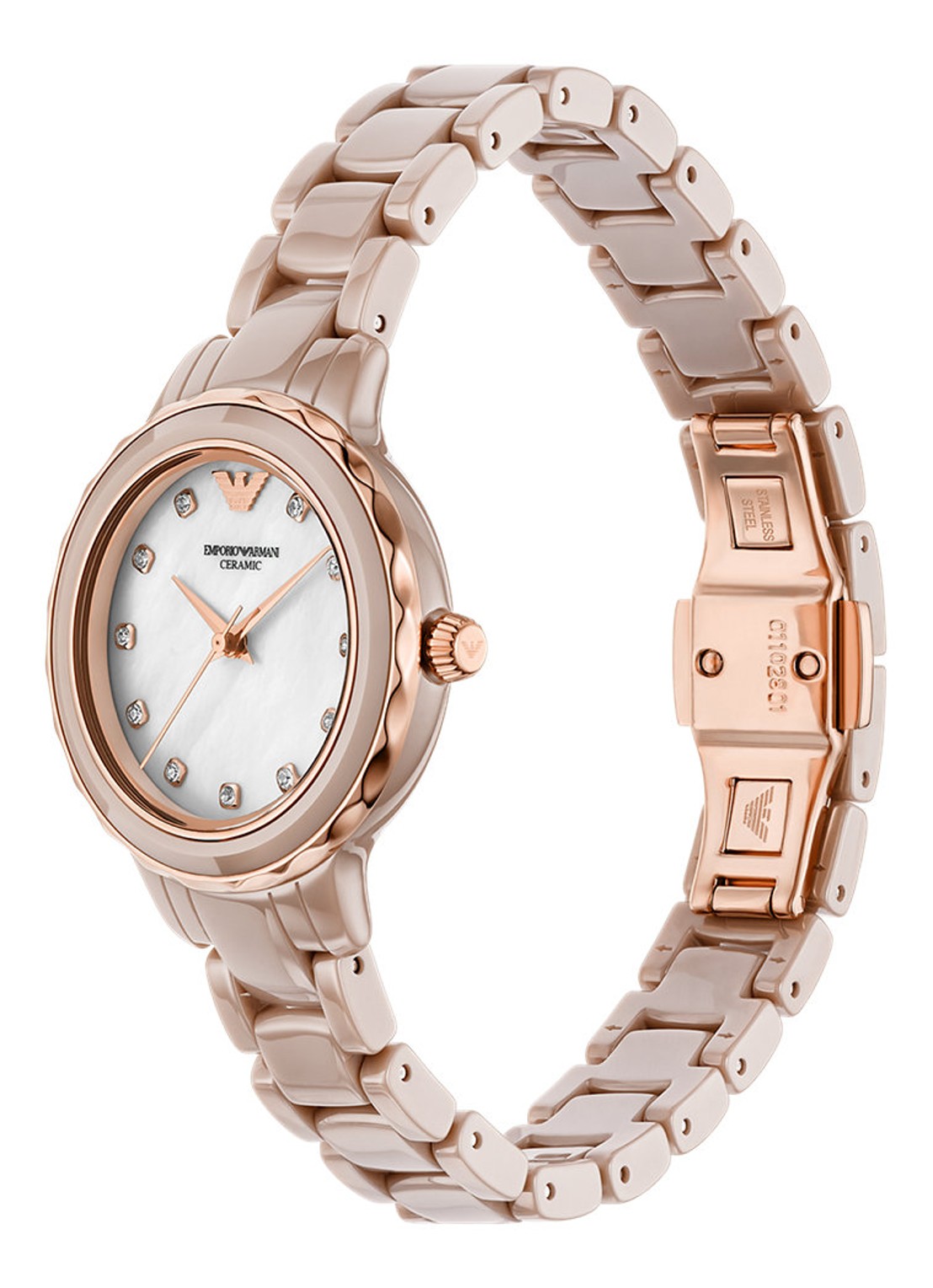 Armani Horloge AR70018 - detail 4 roségoud