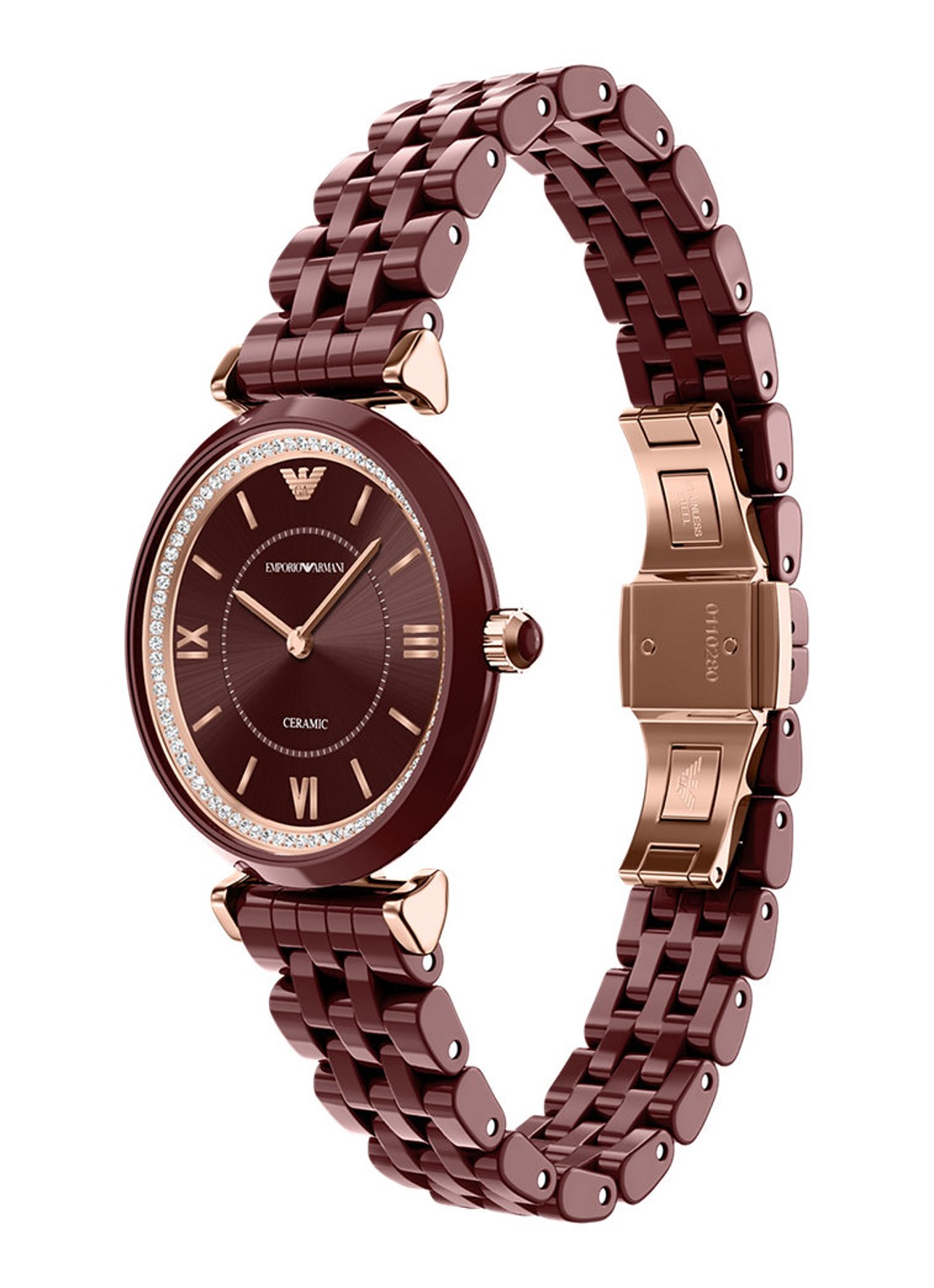 Armani Horloge AR70020 - detail 4 roségoud
