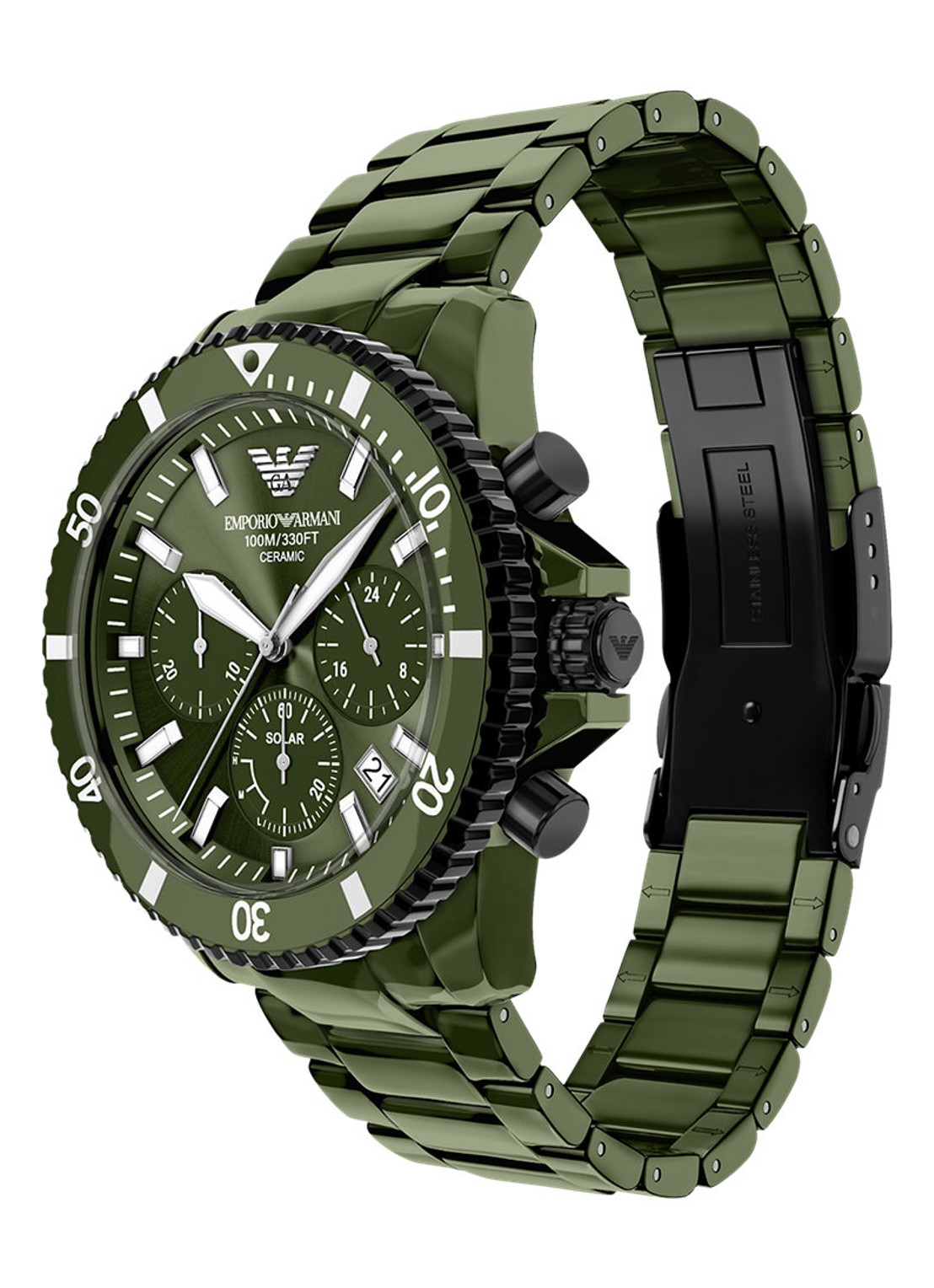 Armani Horloge AR70023 - detail 4 groen