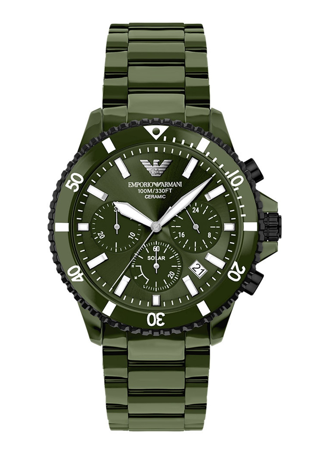 Armani Horloge AR70023 - voorkant 6 groen