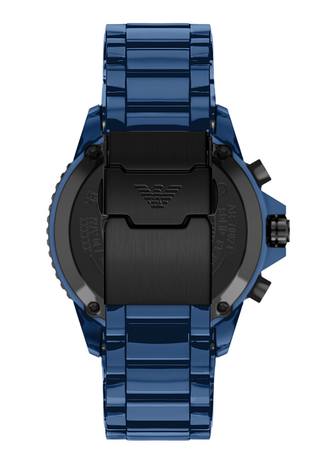 Armani Horloge AR70024 - detail blauw