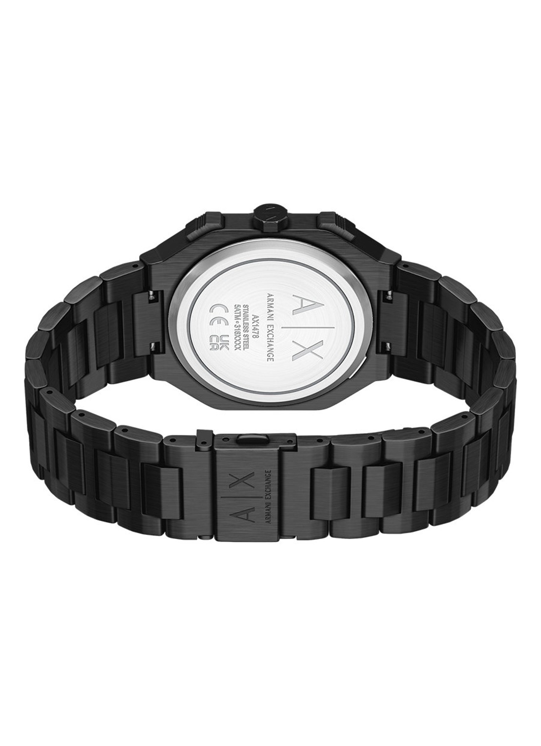 Armani Horloge AX1478 - detail 3 zwart