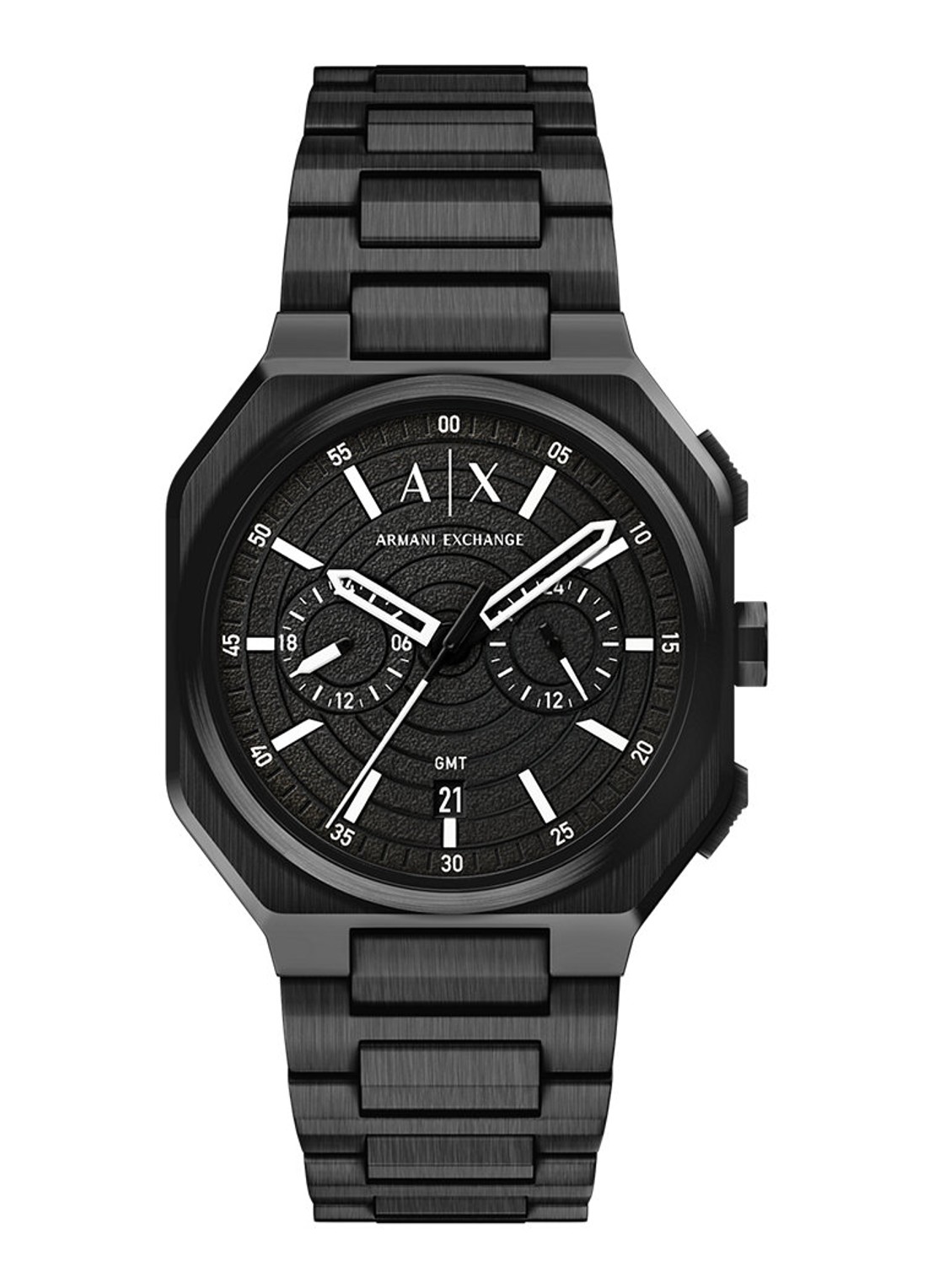 Armani Horloge AX1478 - voorkant 6 zwart