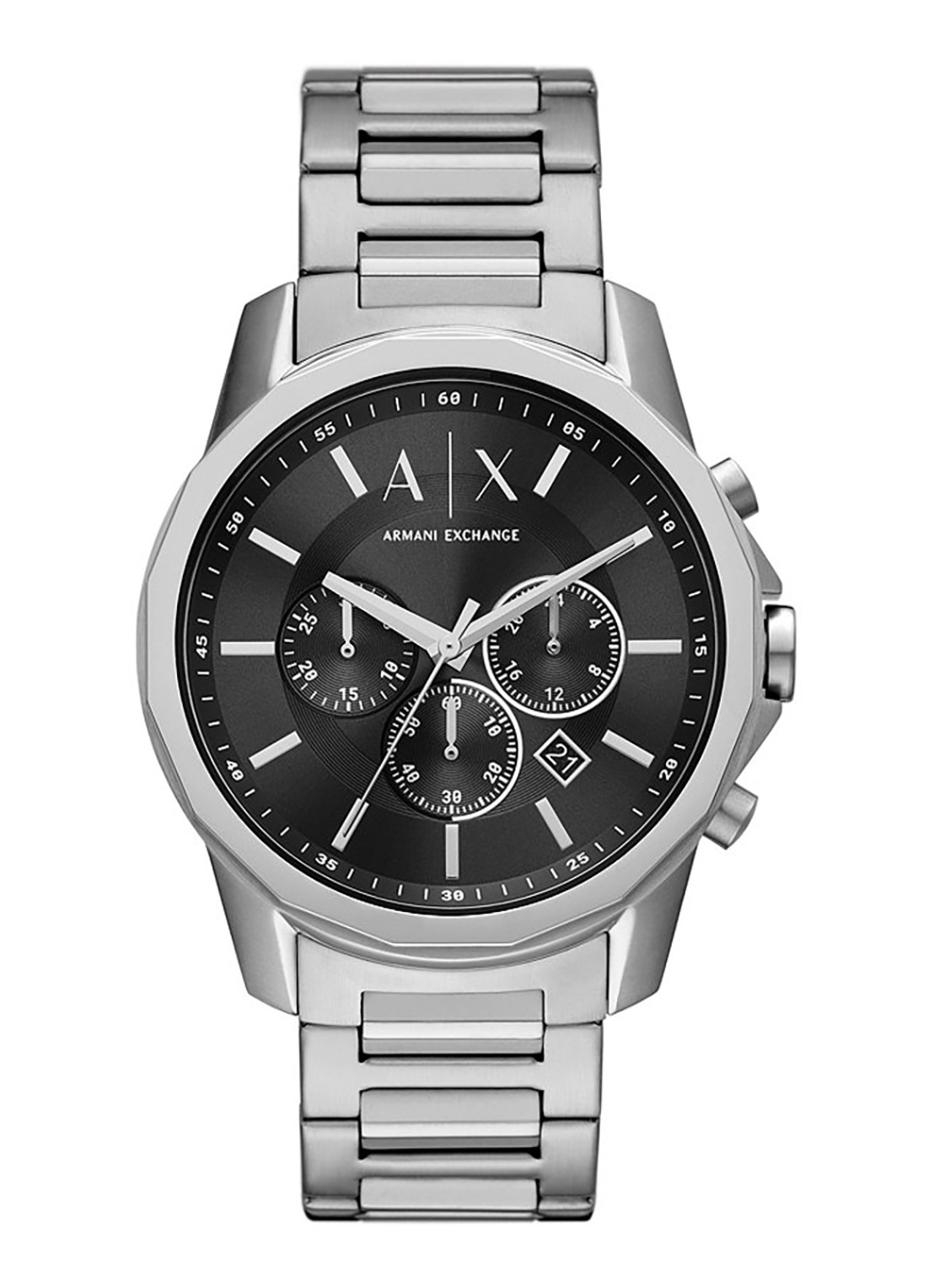 Armani Horloge AX1720 - voorkant zilver
