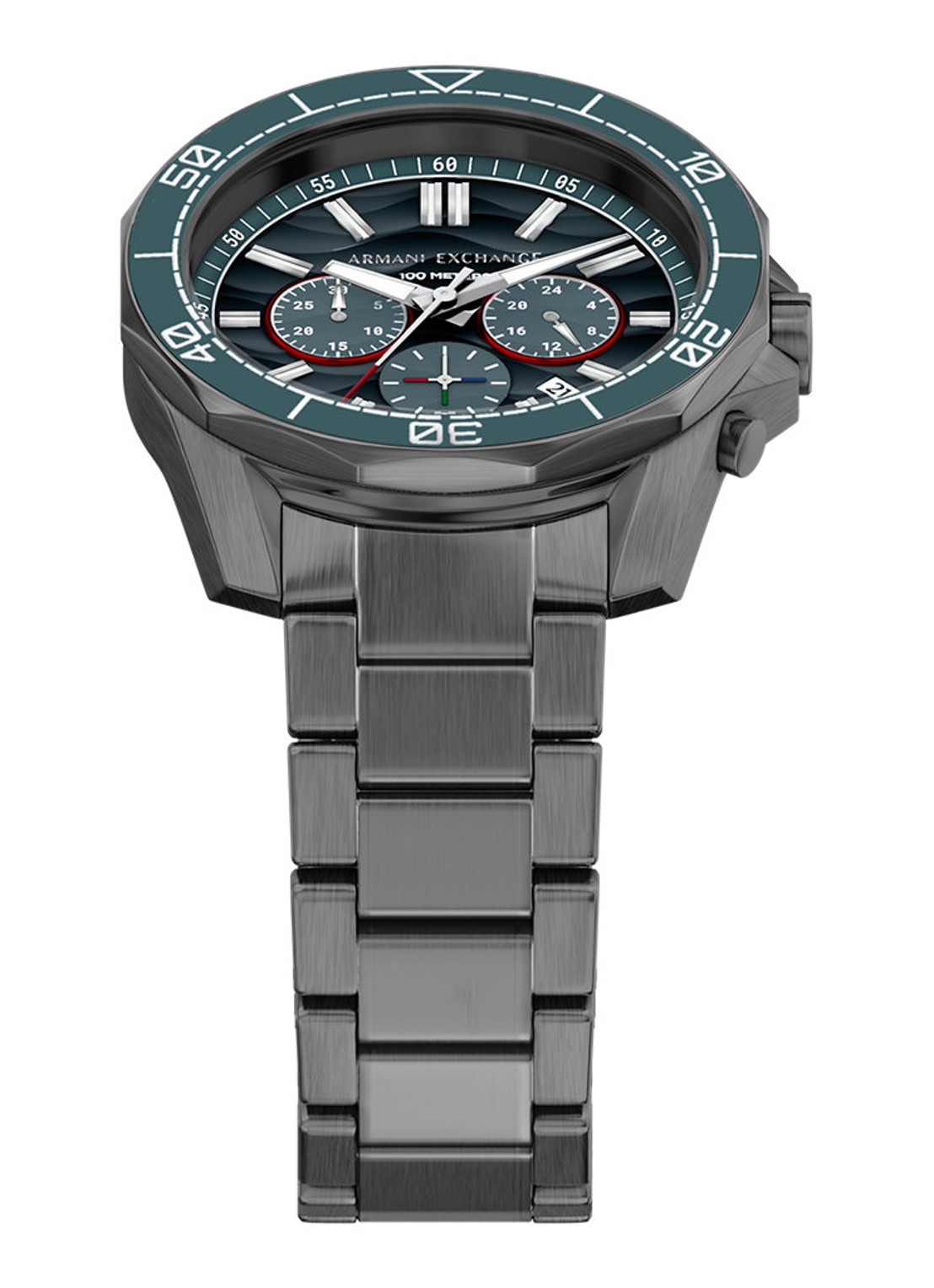 Armani Horloge AX1972 - detail 4 zilver
