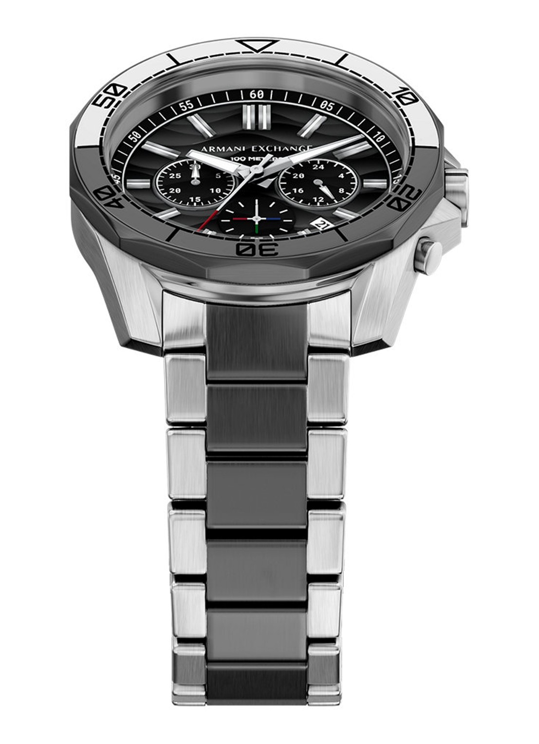 Armani Horloge AX1973 - detail 4 zilver