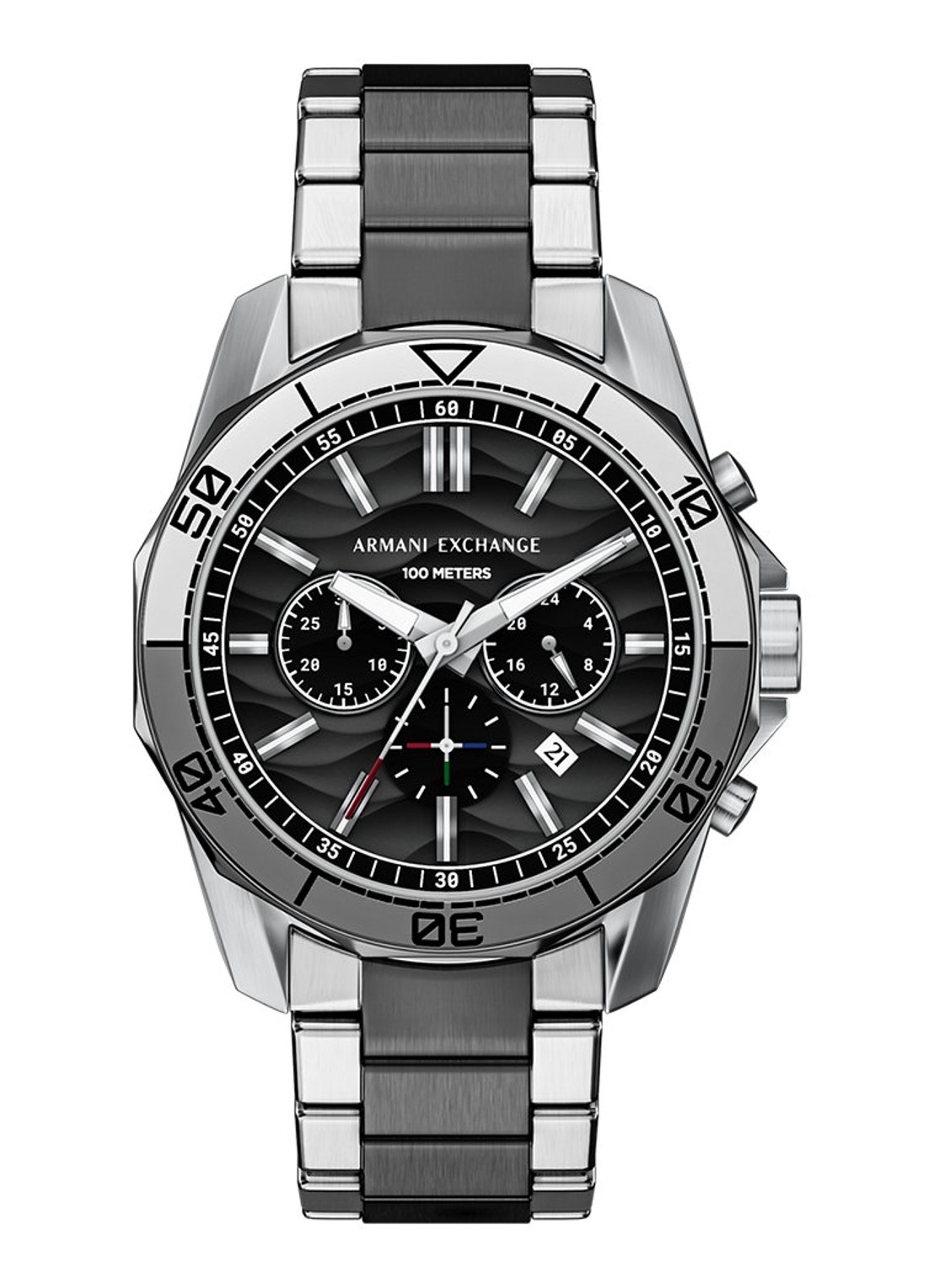 Armani Horloge AX1973 - voorkant zilver