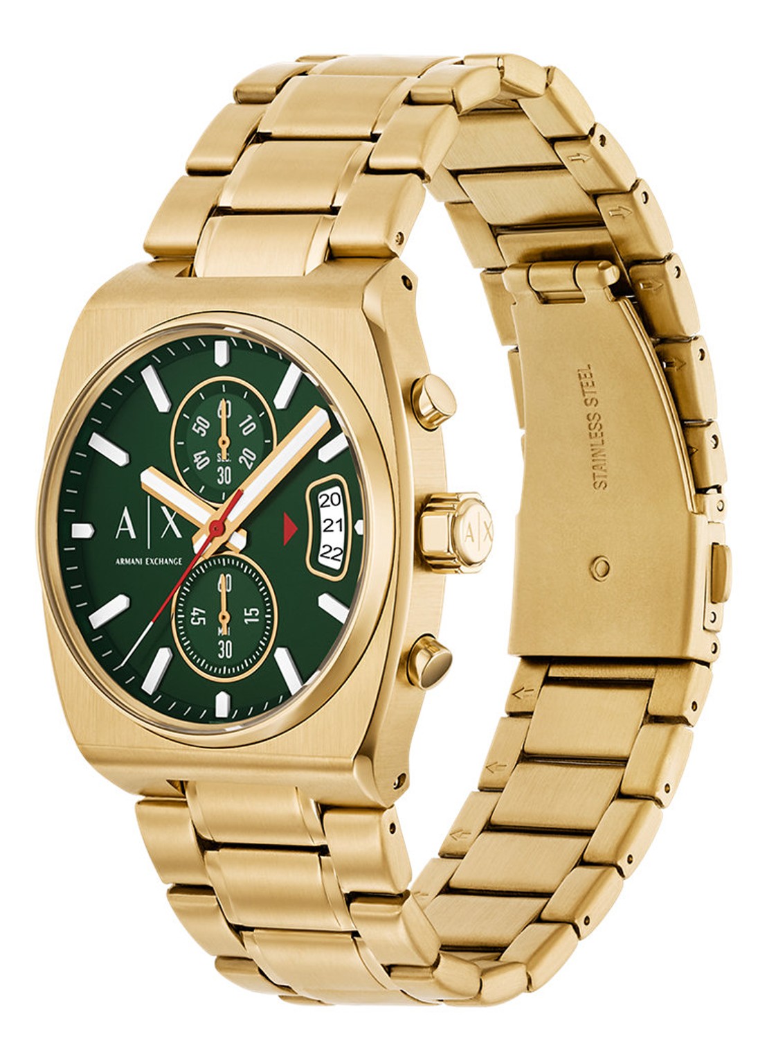 Armani Horloge AX2822 - detail 4 goud