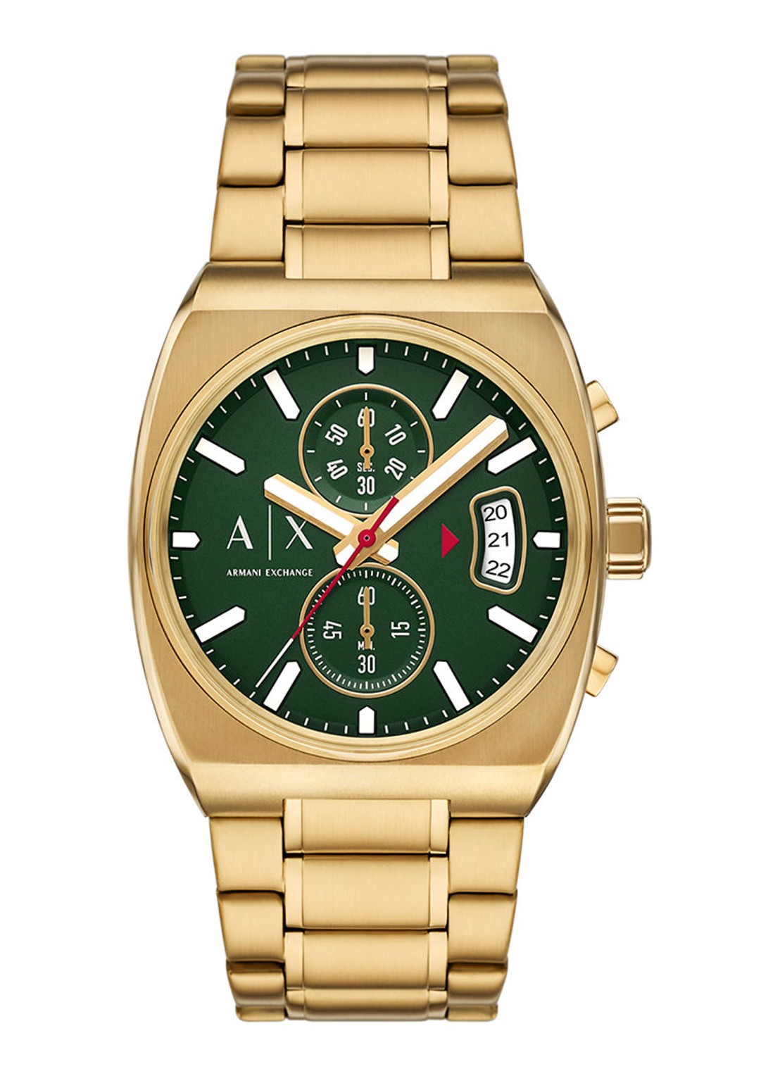 Armani Horloge AX2822 - voorkant goud