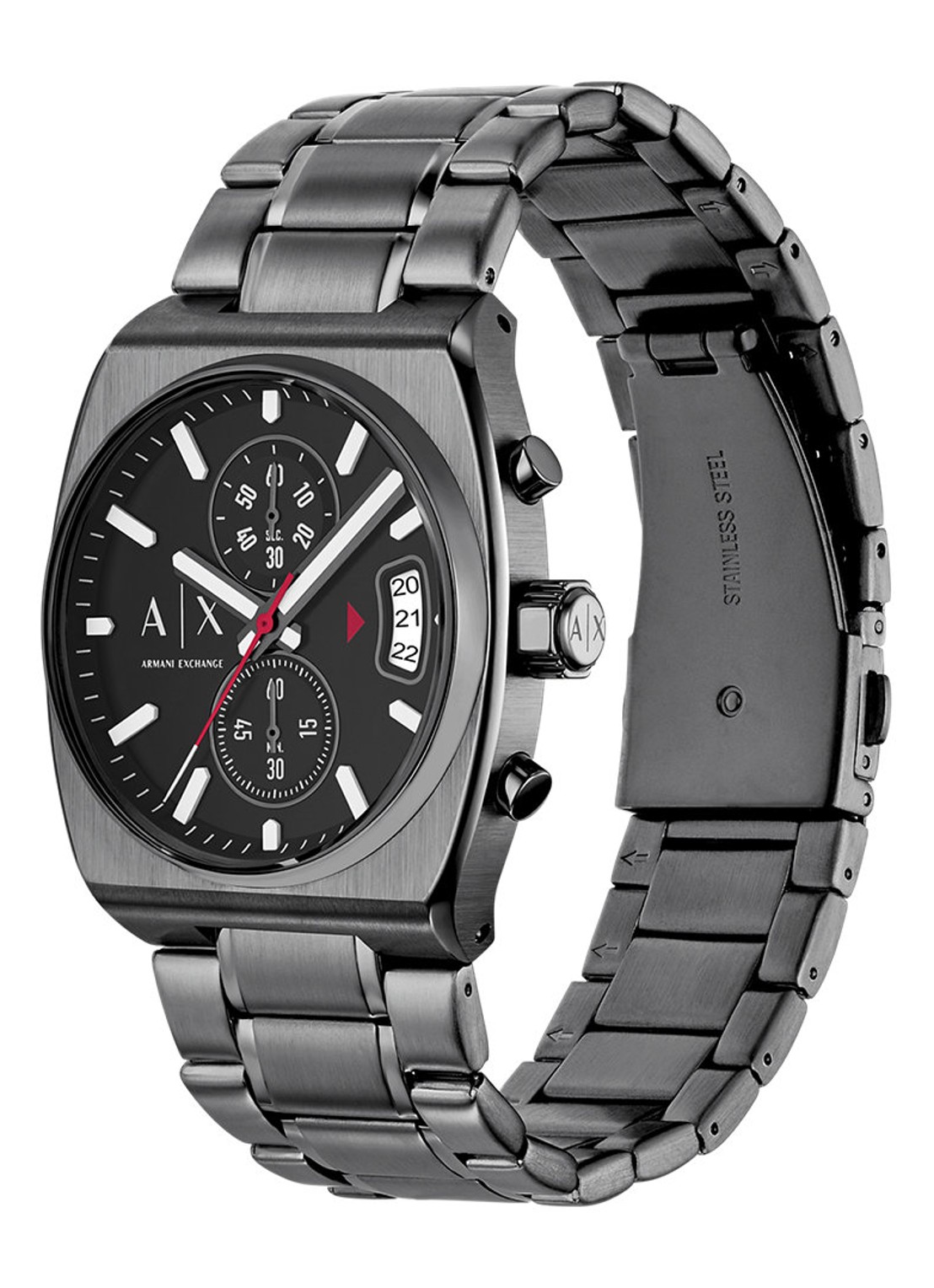 Armani Horloge AX2823 - detail 4 antraciet