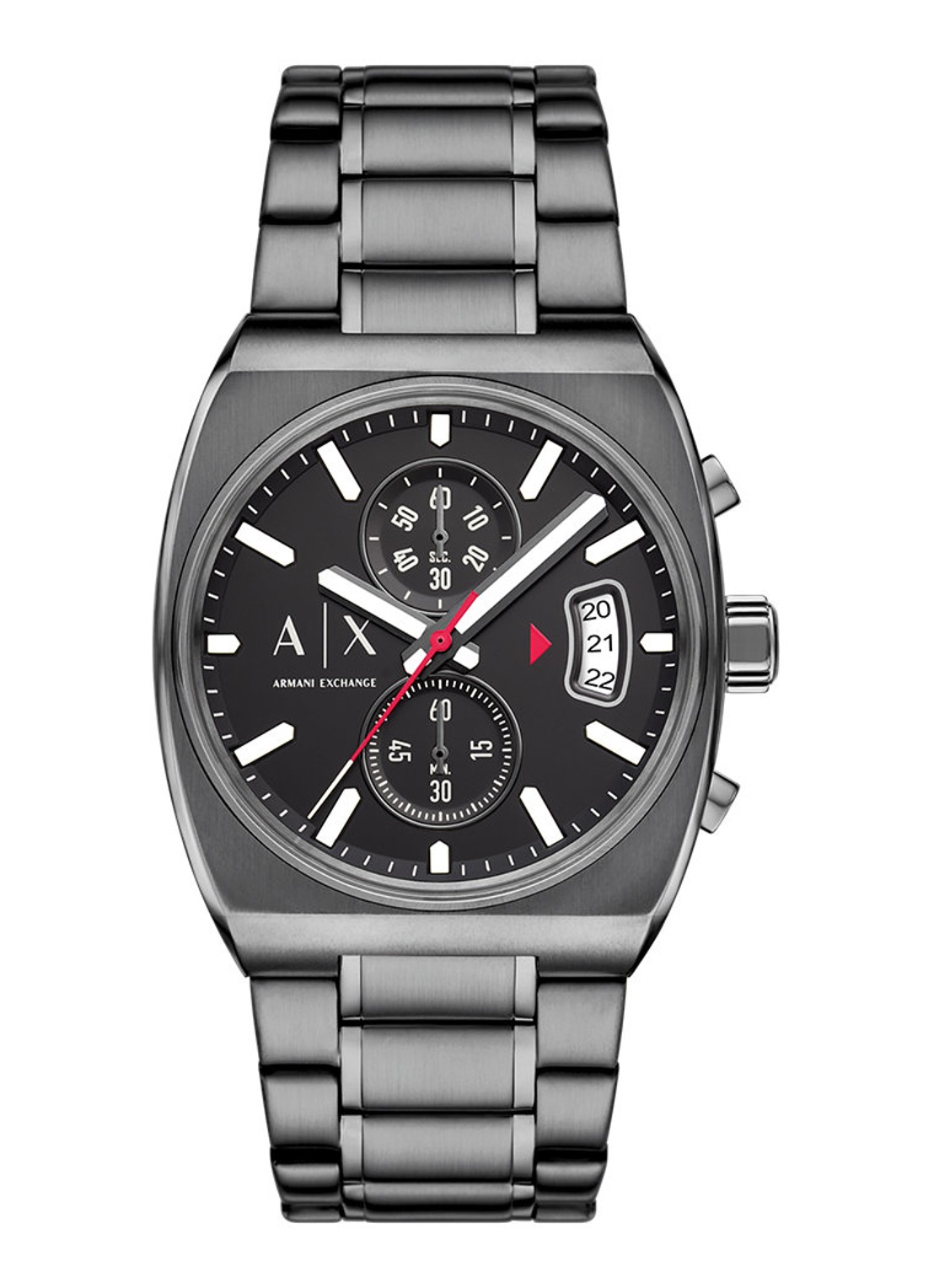 Armani Horloge AX2823 - voorkant antraciet