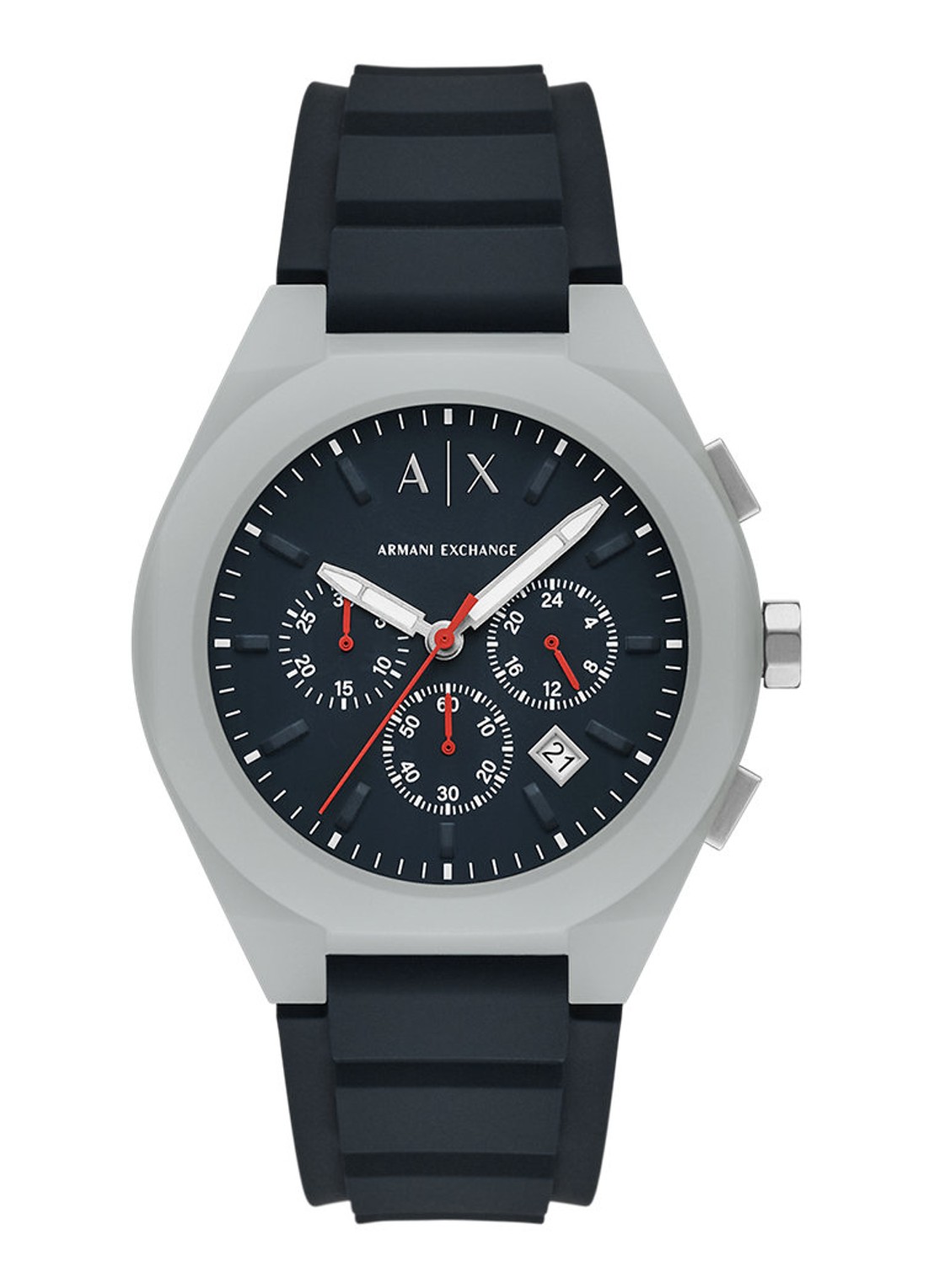 Armani Horloge AX4172 - voorkant 5 zilver
