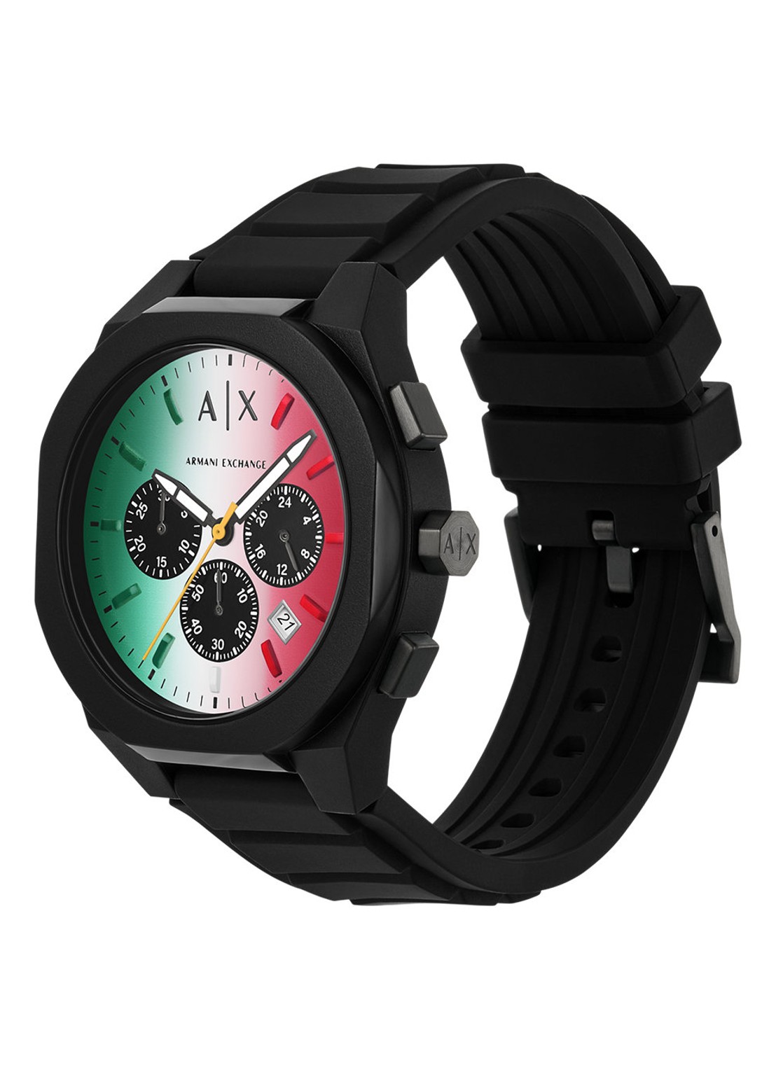 Armani Horloge AX4173 - detail 4 zwart