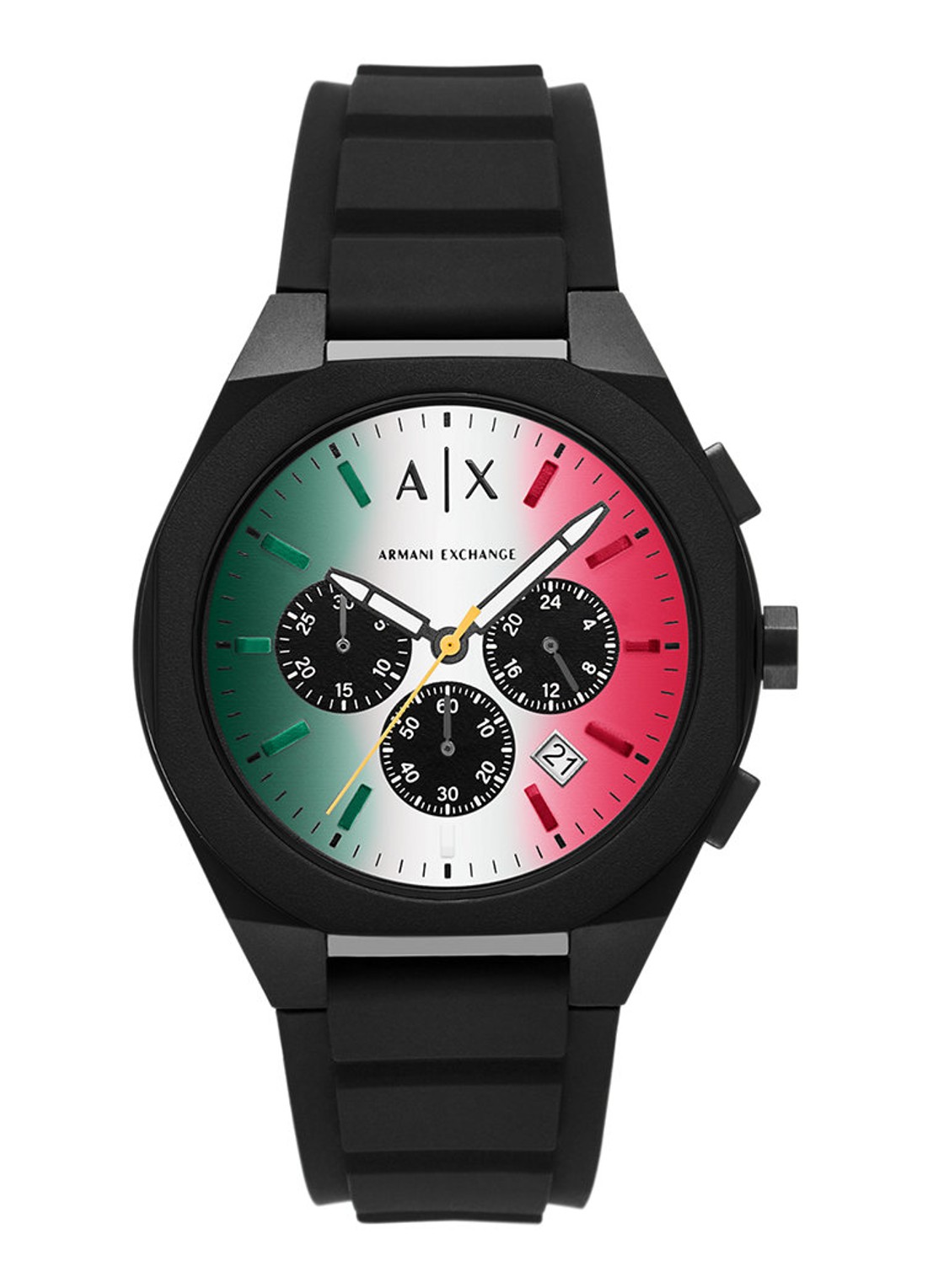 Armani Horloge AX4173 - voorkant zwart