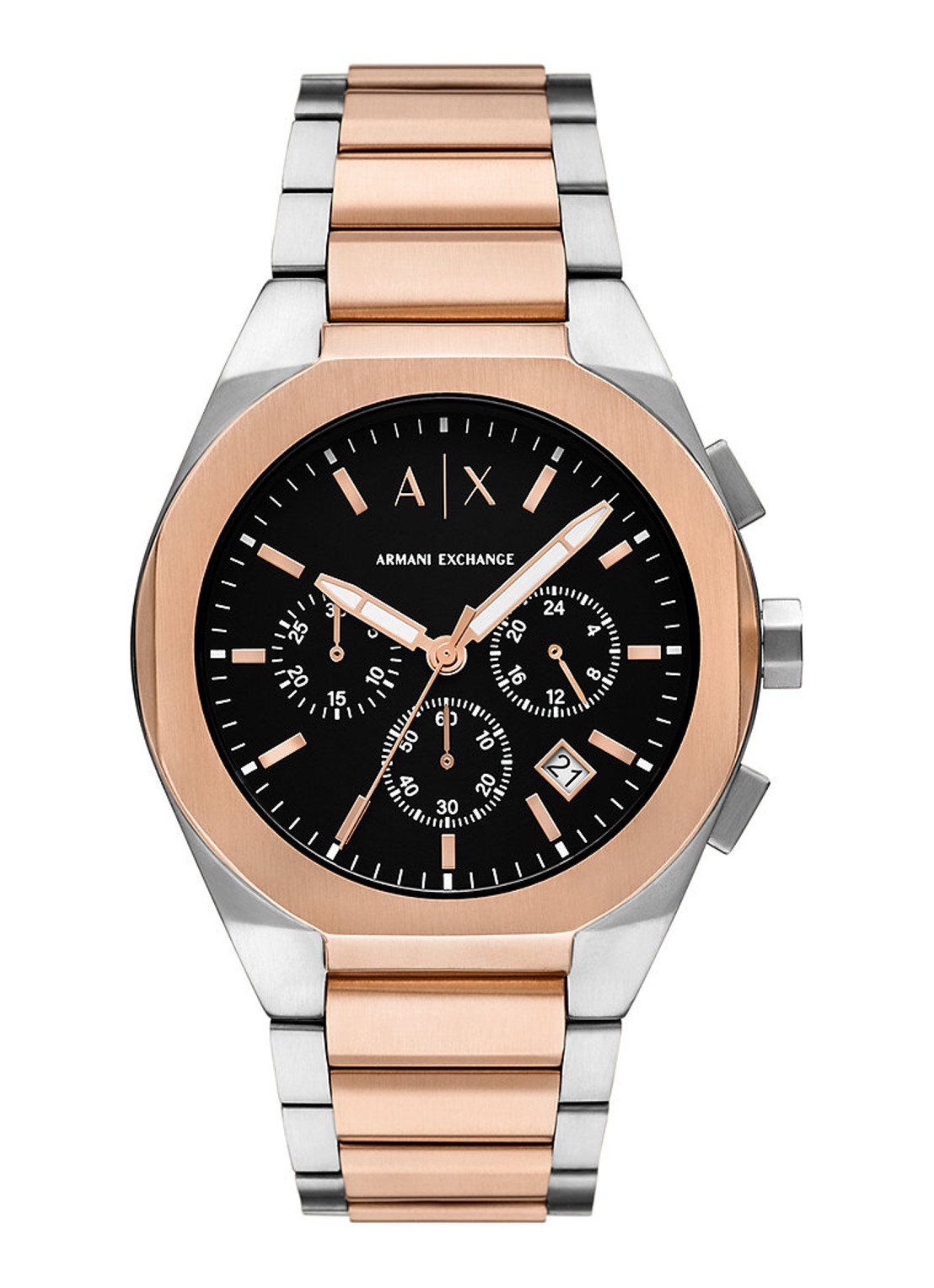 Armani Horloge AX4181 - voorkant roségoud
