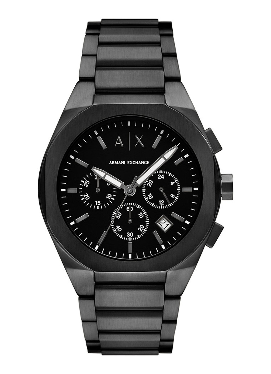 Armani Horloge AX4183 - voorkant antraciet