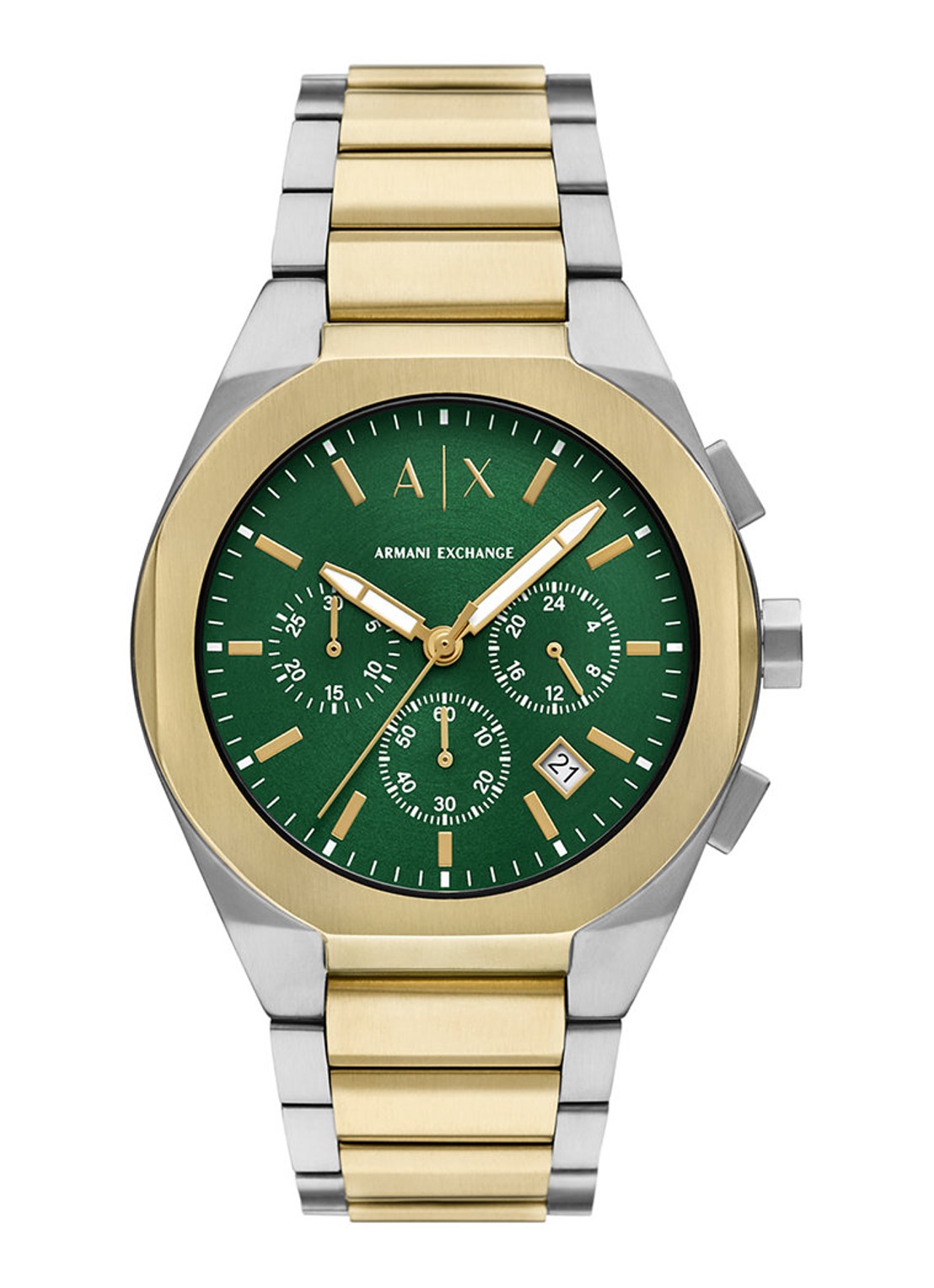Armani Horloge AX4184 - voorkant zilver