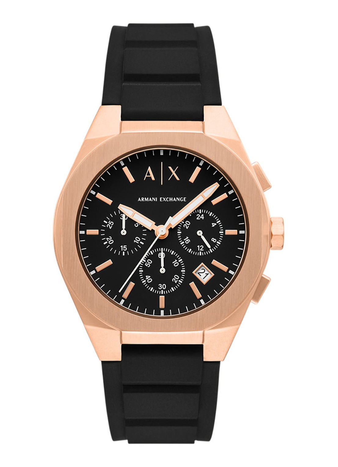 Armani Horloge AX4190 - voorkant 5 roségoud