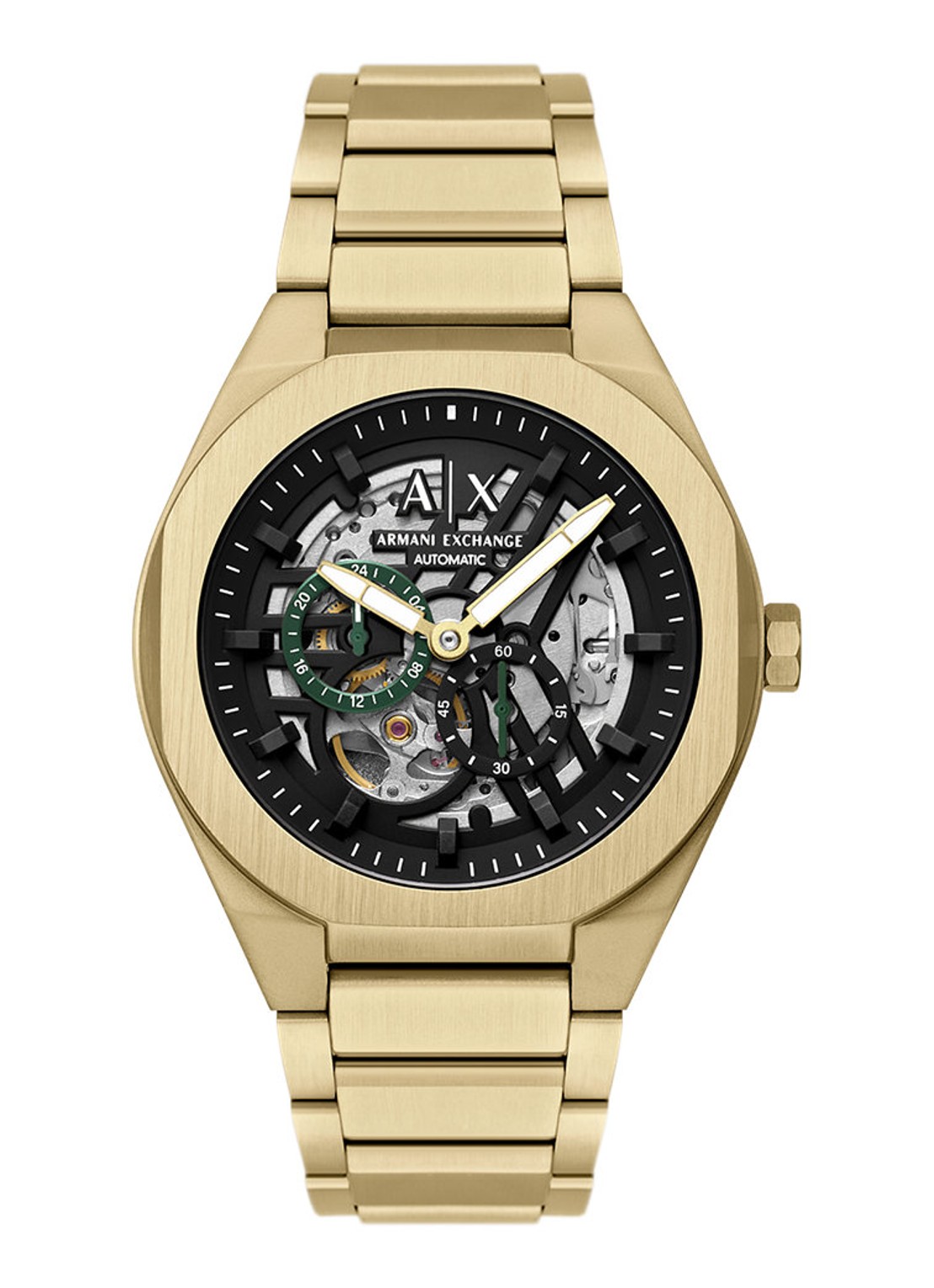 Armani Horloge AX4194 - voorkant goud