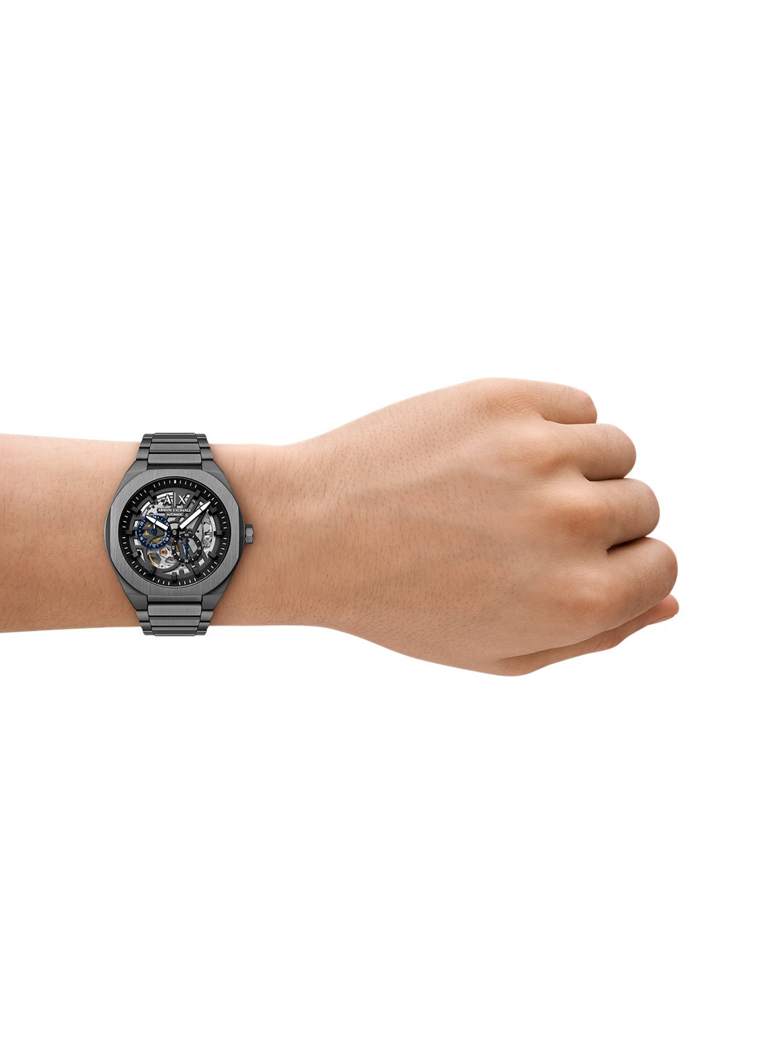 Armani Horloge AX4195 - detail 5 antraciet