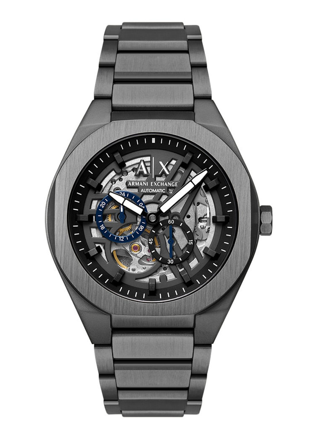 Armani Horloge AX4195 - voorkant antraciet