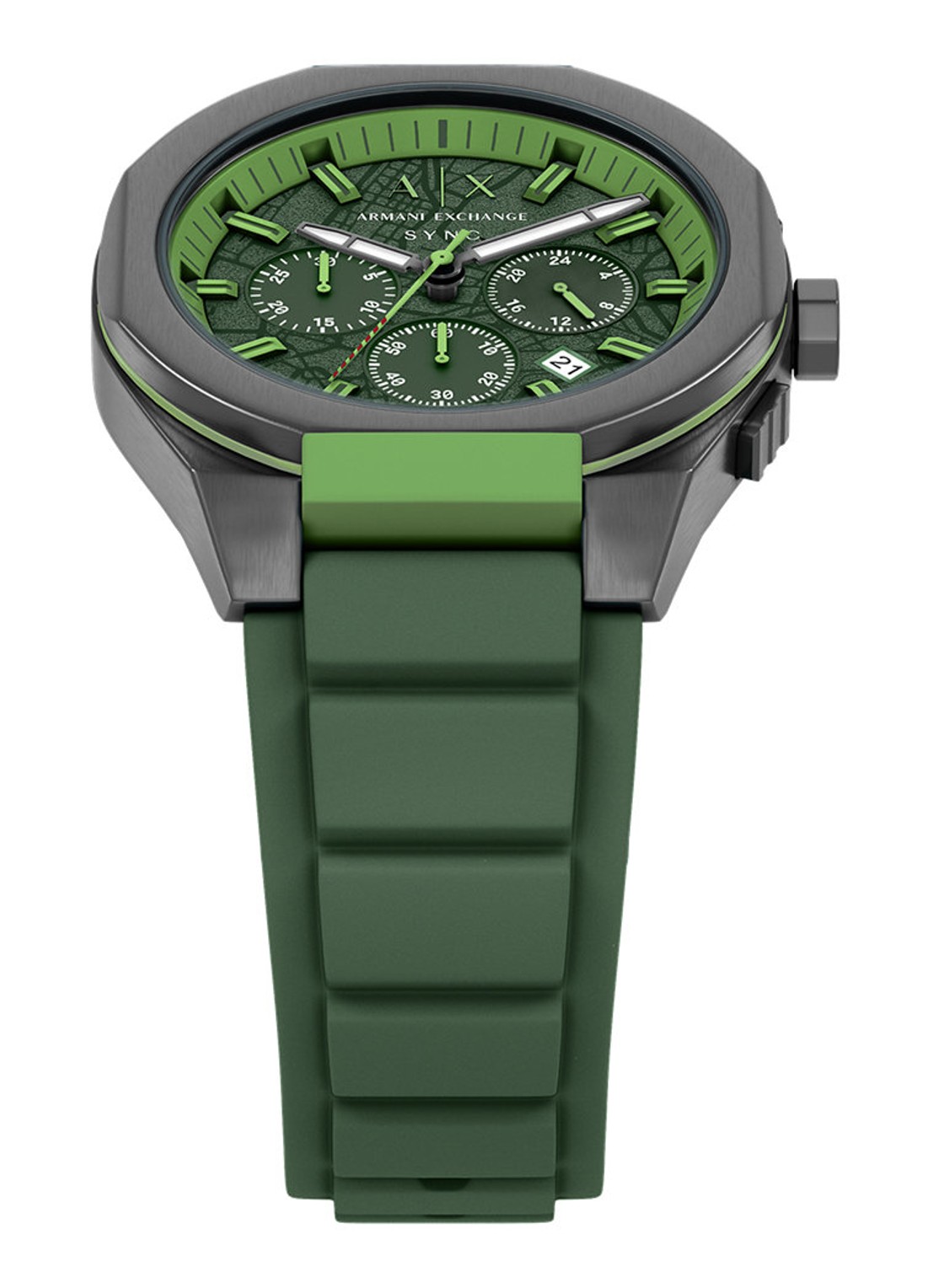 Armani Horloge AX4292 - detail 3 antraciet