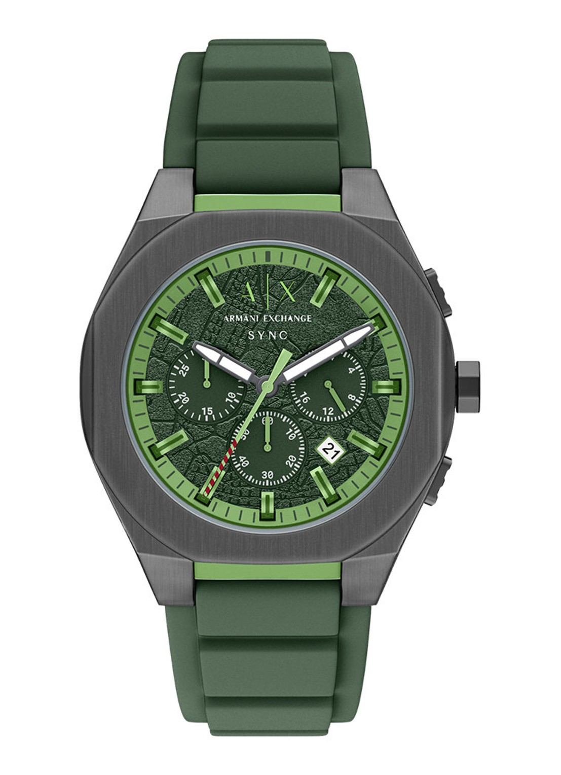 Armani Horloge AX4292 - voorkant 6 antraciet