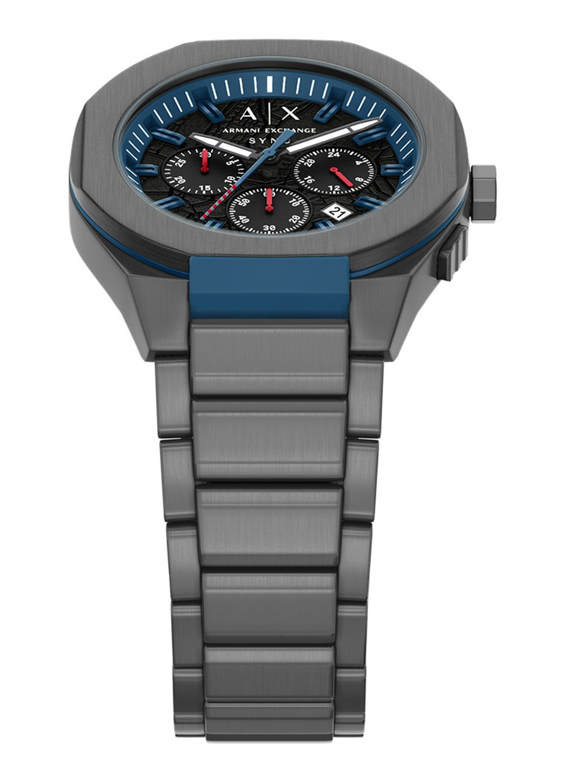 Armani Horloge AX4295 - detail 3 antraciet