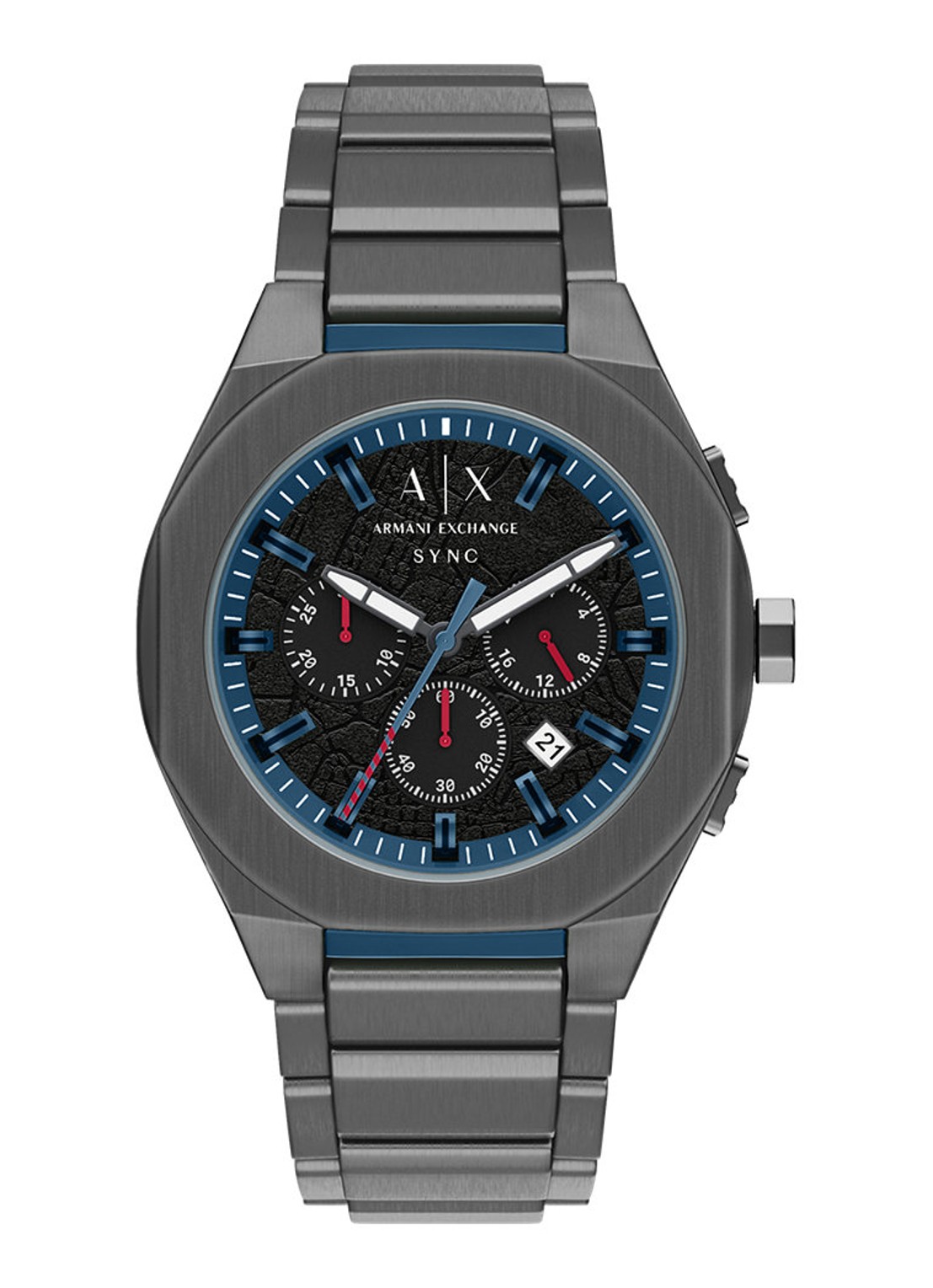 Armani Horloge AX4295 - voorkant 6 antraciet