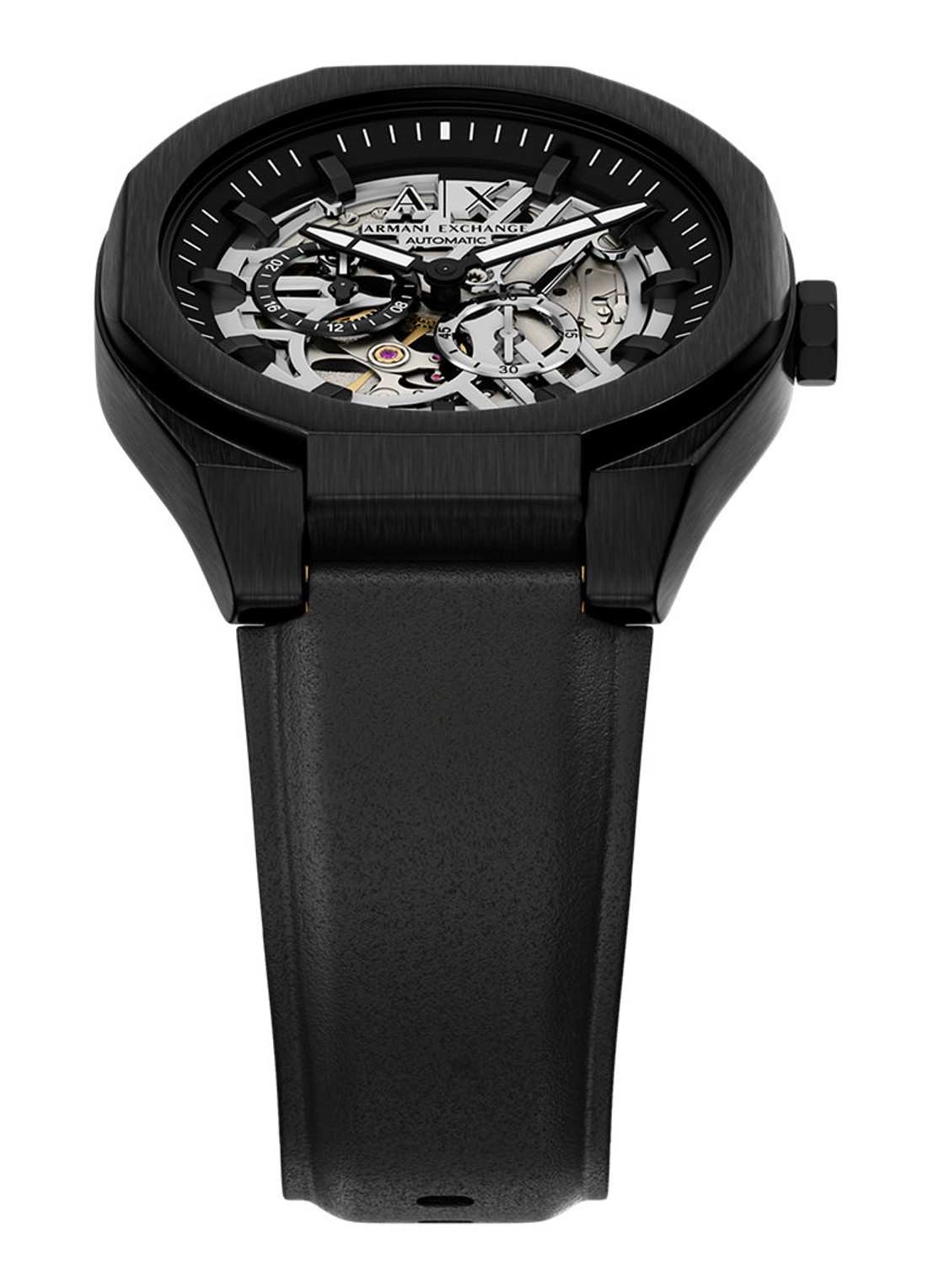 Armani Horloge AX4297 - detail 3 zwart
