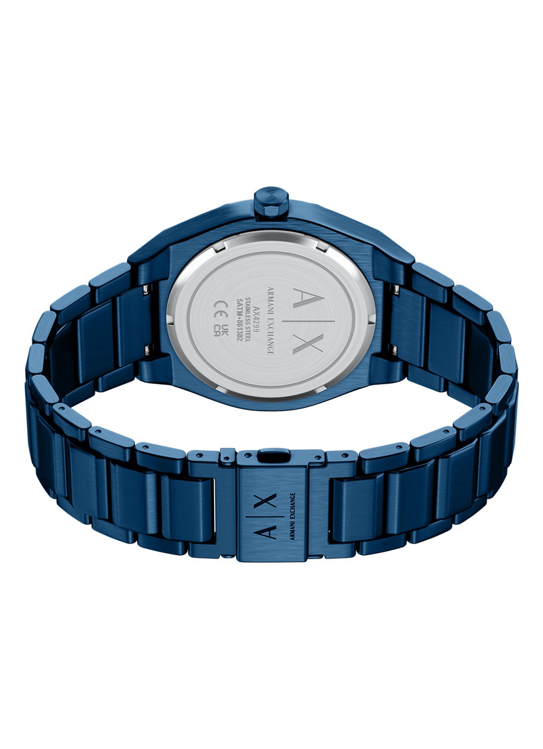 Armani Horloge AX4299 - detail 4 blauw