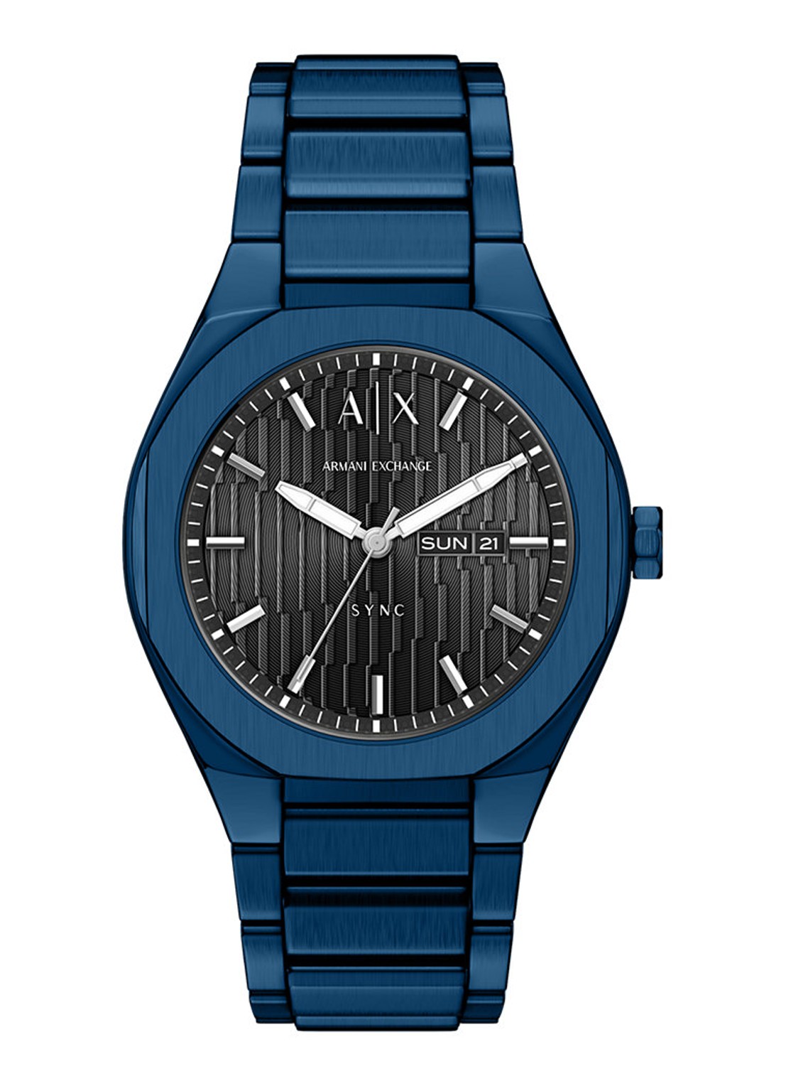 Armani Horloge AX4299 - voorkant blauw