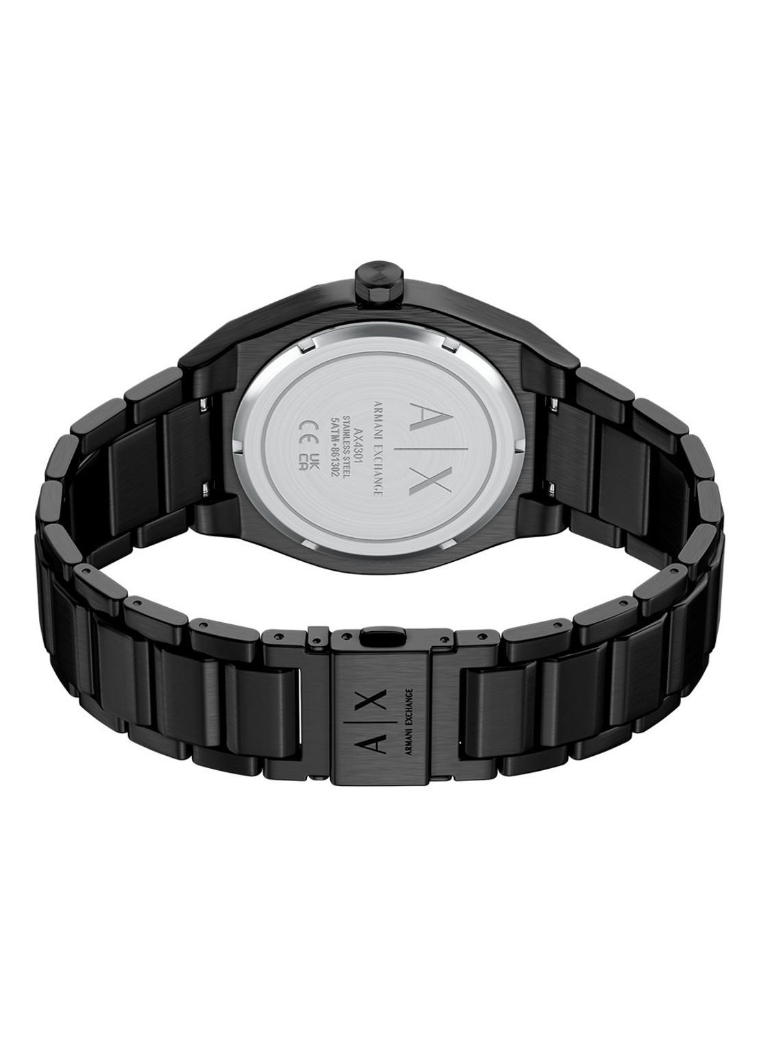 Armani Horloge AX4301 - detail 3 zwart