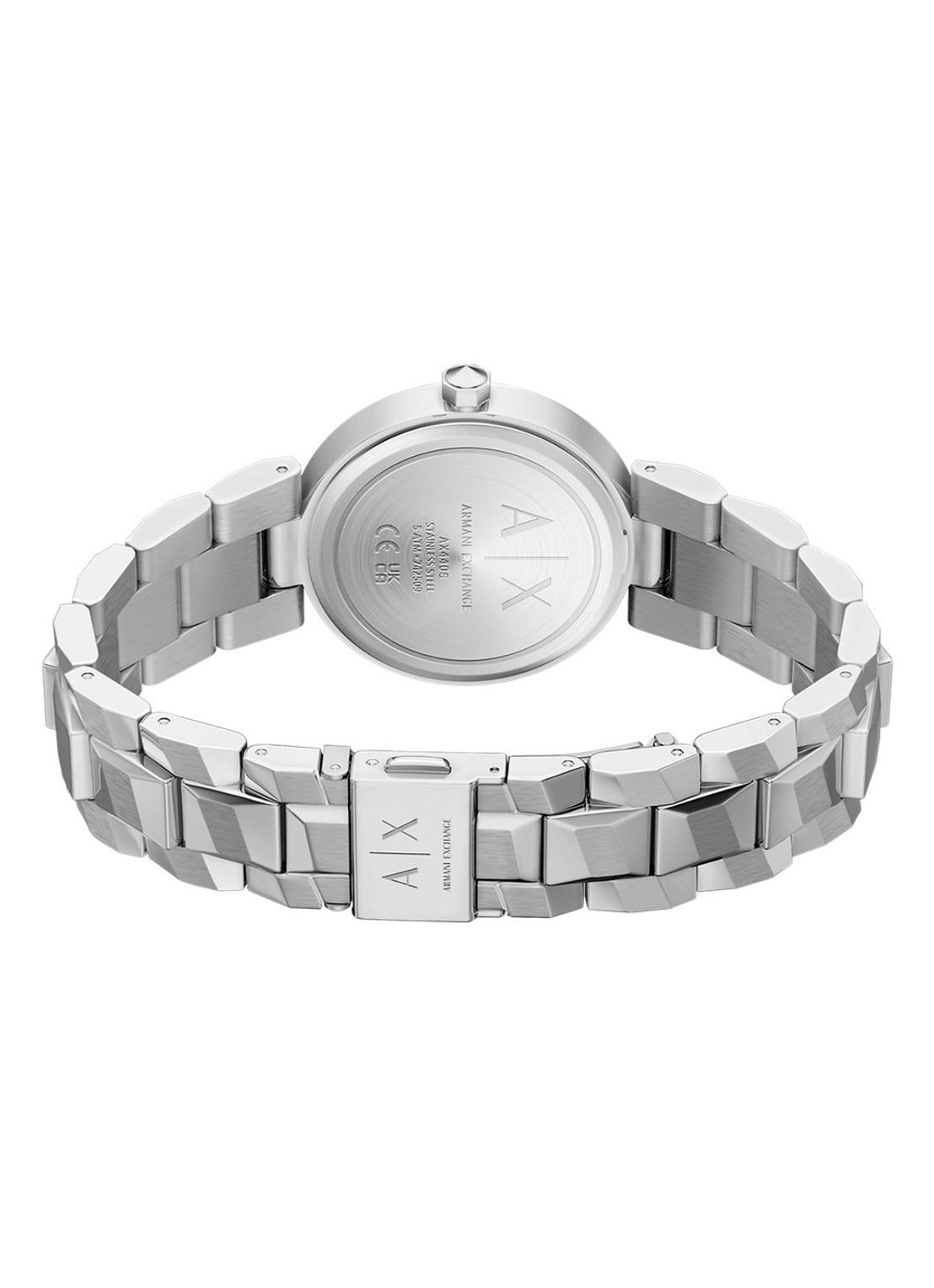 Armani Horloge AX4405 - detail 5 zilver