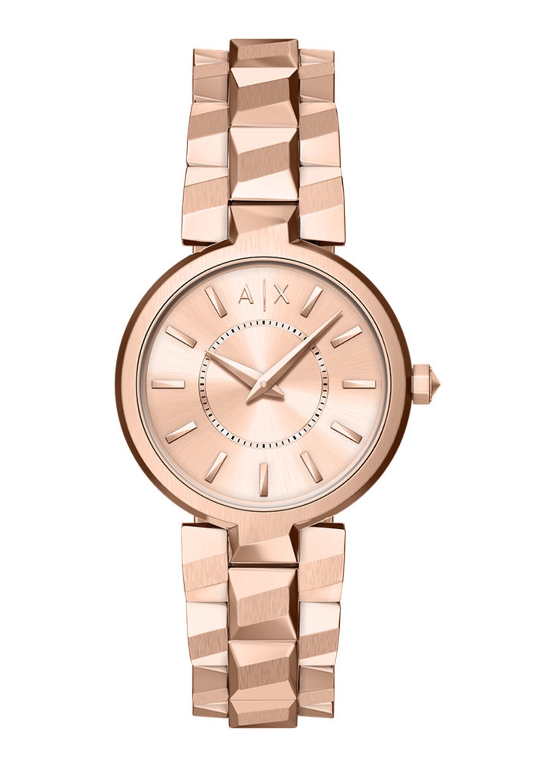 Armani Horloge AX4408 - voorkant roségoud